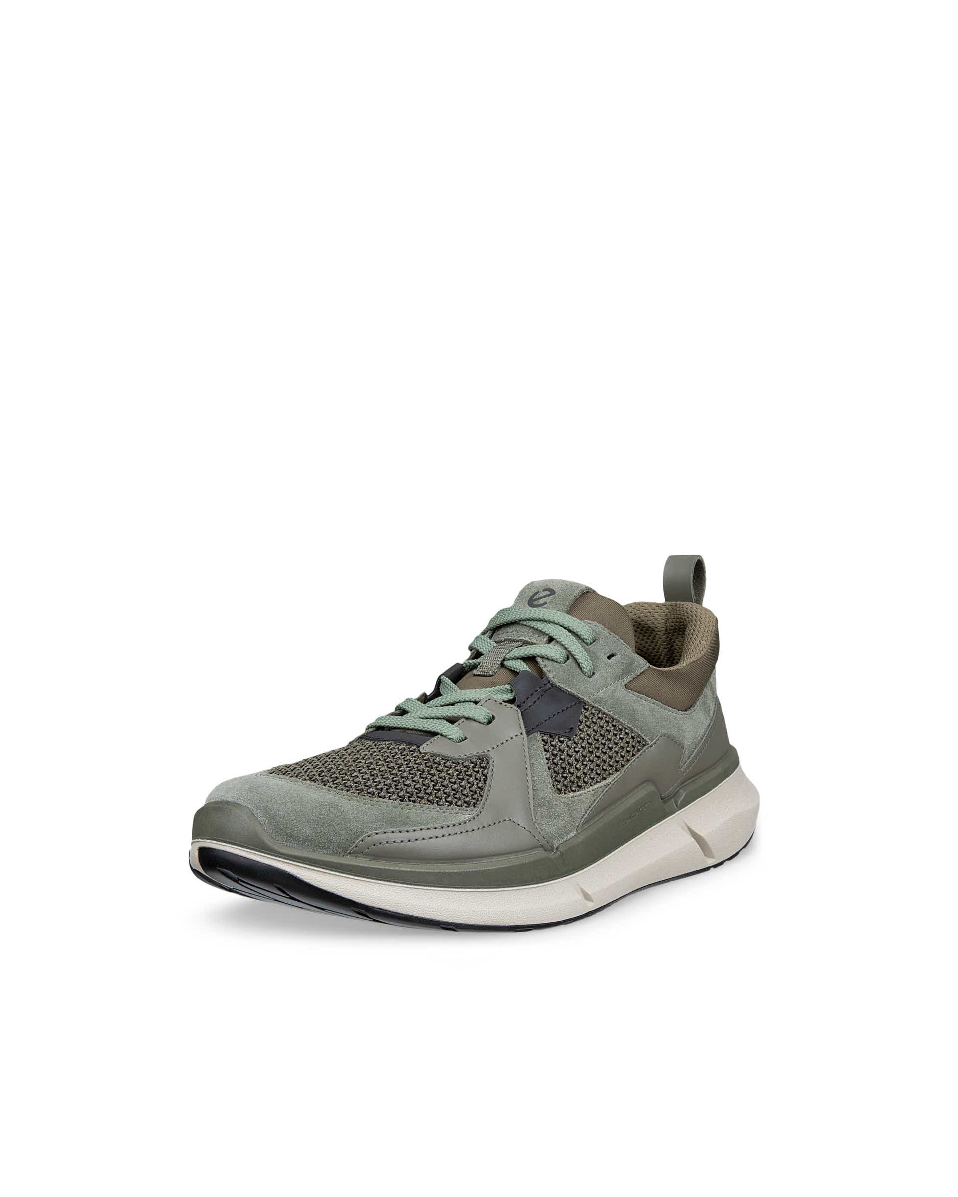ECCO BIOM 2.2 MEN メンズ レザースニーカー | グリーン ECCO BIOM 2.2 MEN メンズ レザースニーカー | グリーン