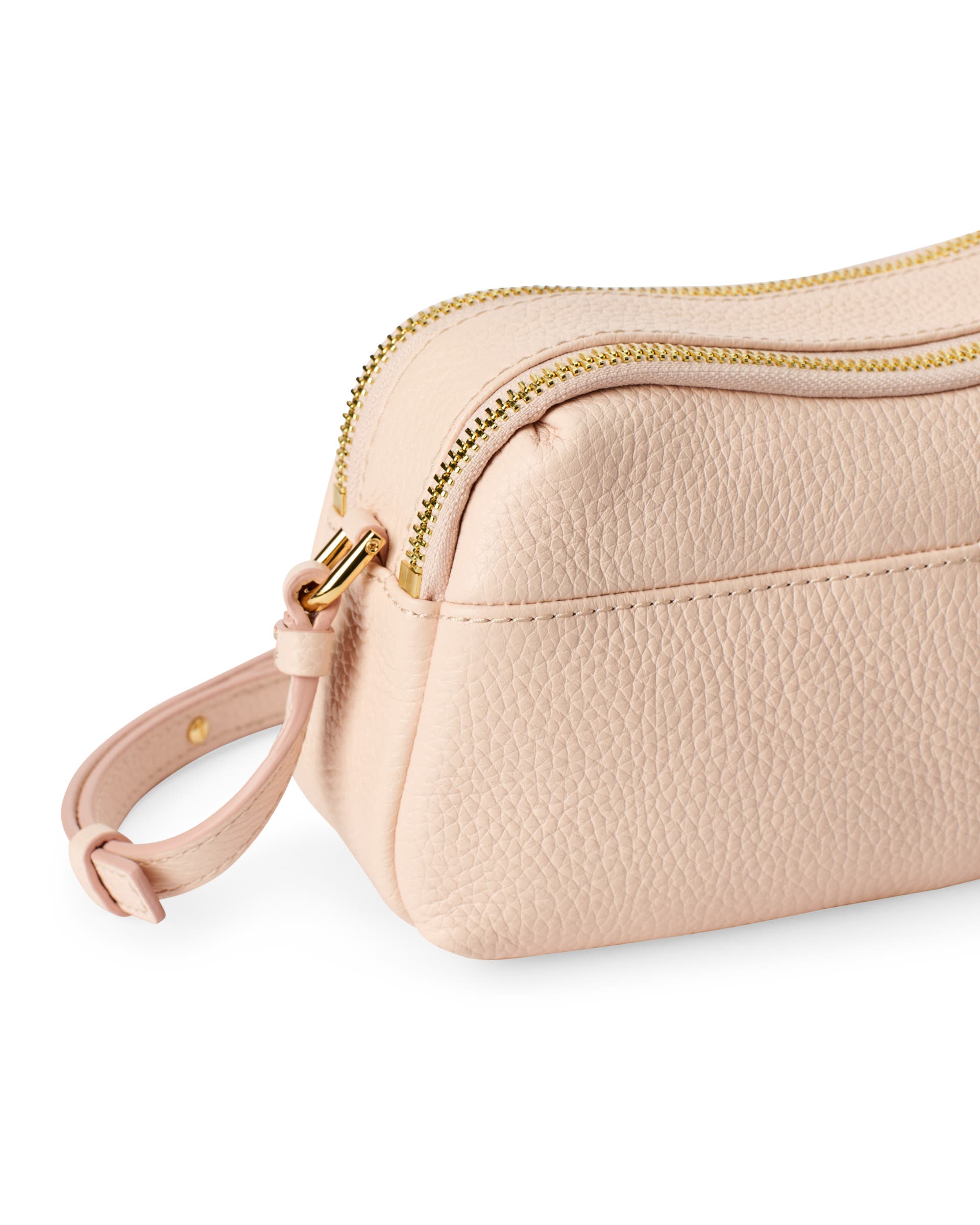 Mala para câmara couro ECCO® CAMERA BAG CURVE - Rosa - Detail-1