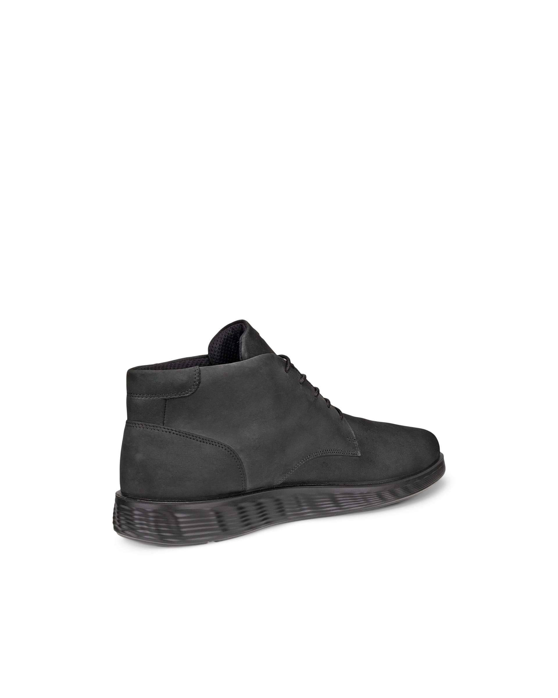 Men's ECCO® S Lite Hybrid Gore-Tex Chukka Boot - Black - Back