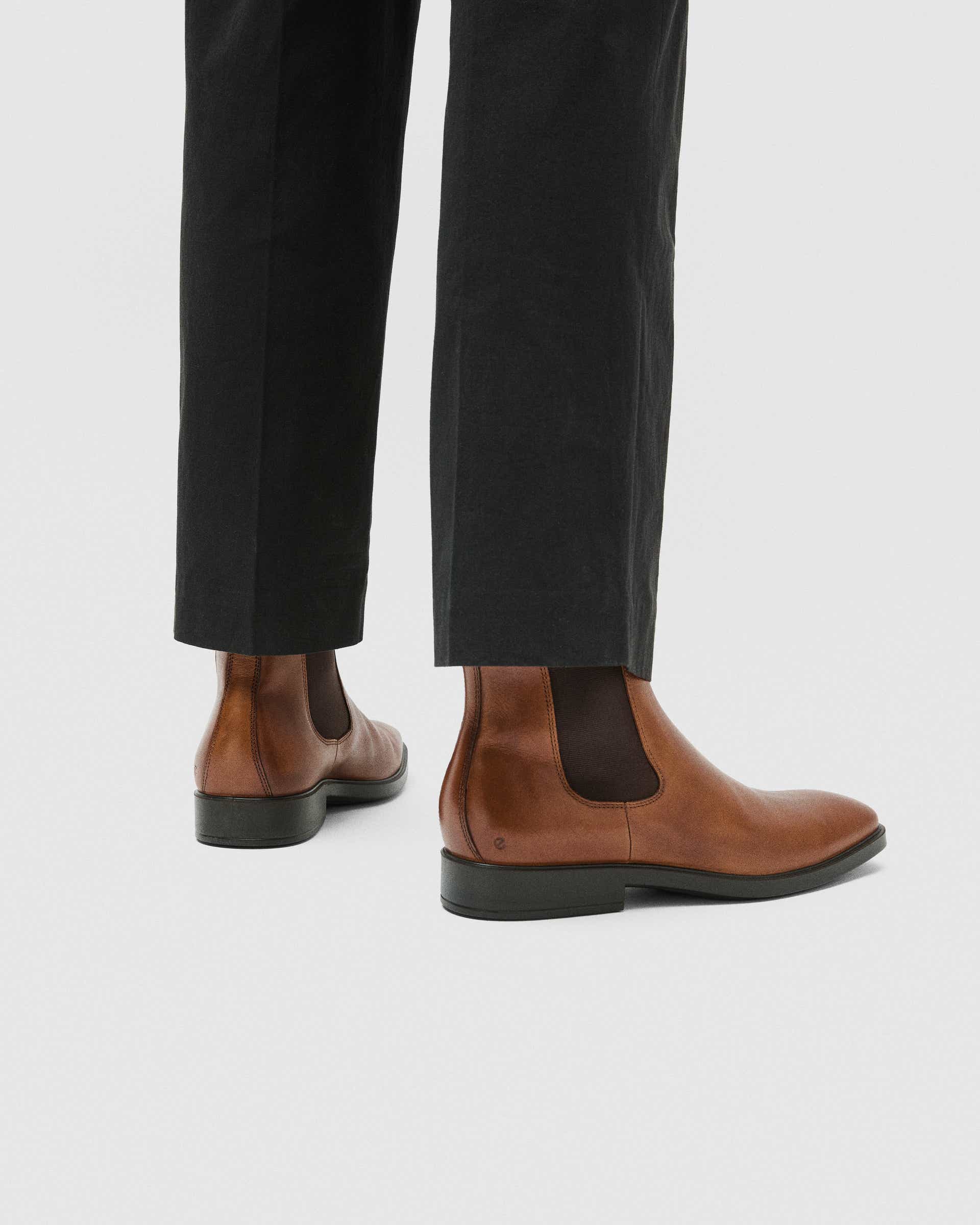 ECCO METROPOLE MILAN Men メンズ レザーブーツ | ブラウン ECCO METROPOLE MILAN Men メンズ レザーブーツ | ブラウン