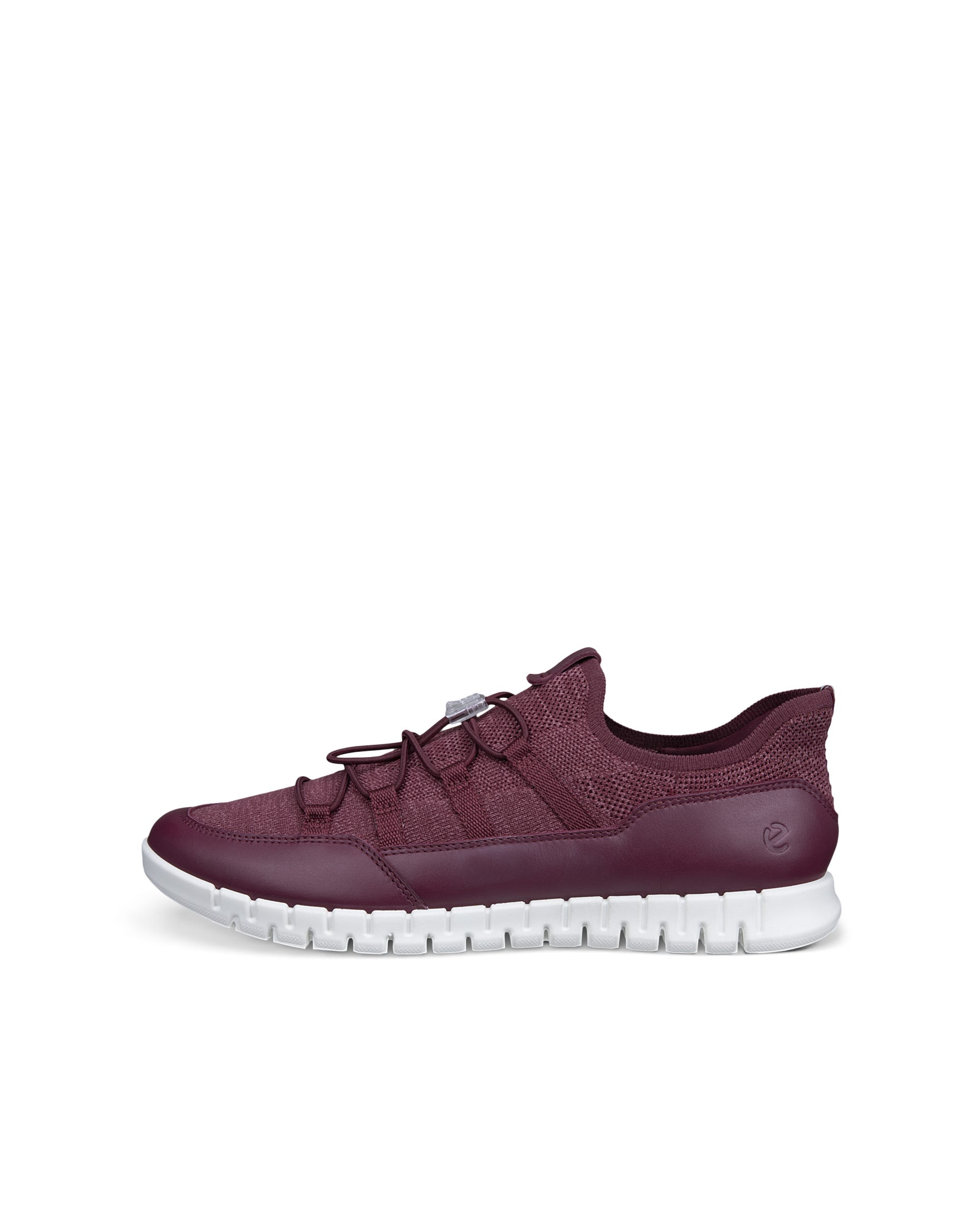 Chaussure textile à lacets pour femmes ECCO® GRUUV LITE - Rouge - Outside