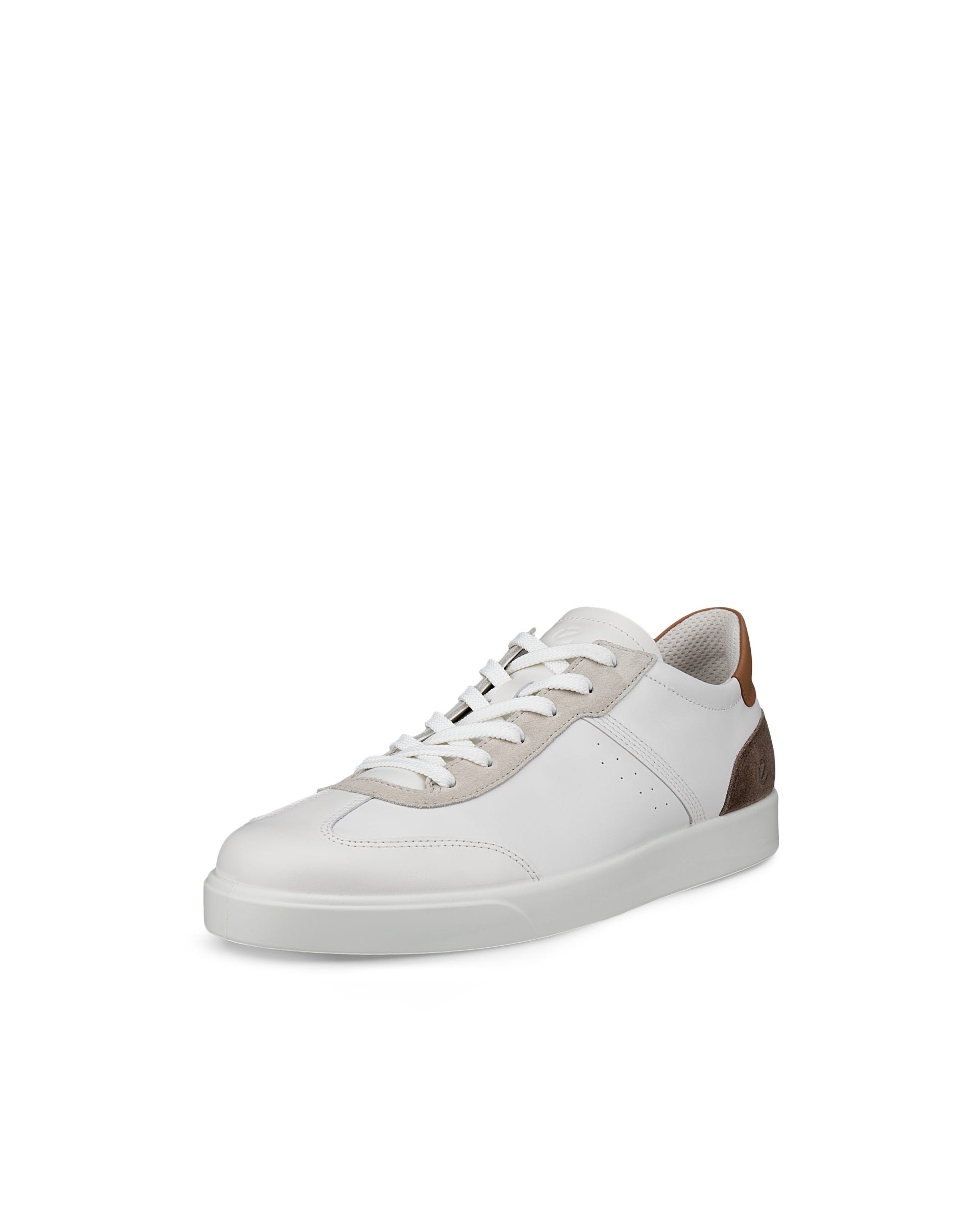 ECCO® Street Lite Herren Ledersneaker - Weiss - Main