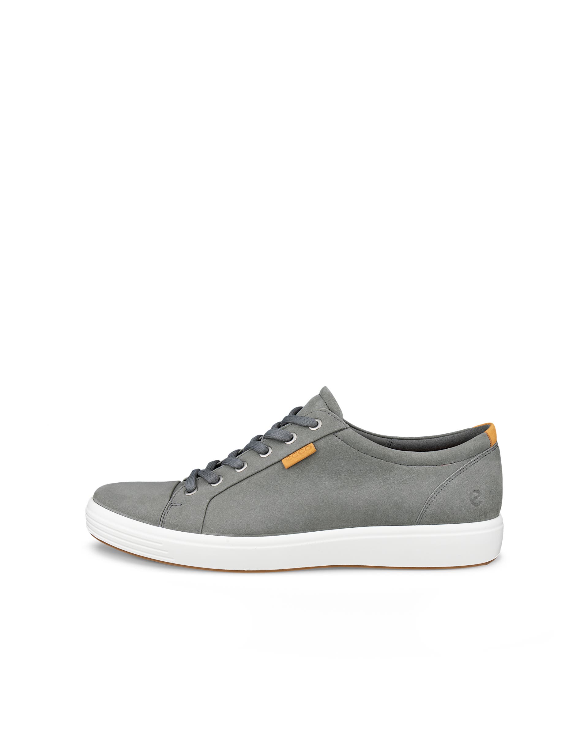 Pánské kožené tenisky ECCO® Soft 7 - Šedá - Outside