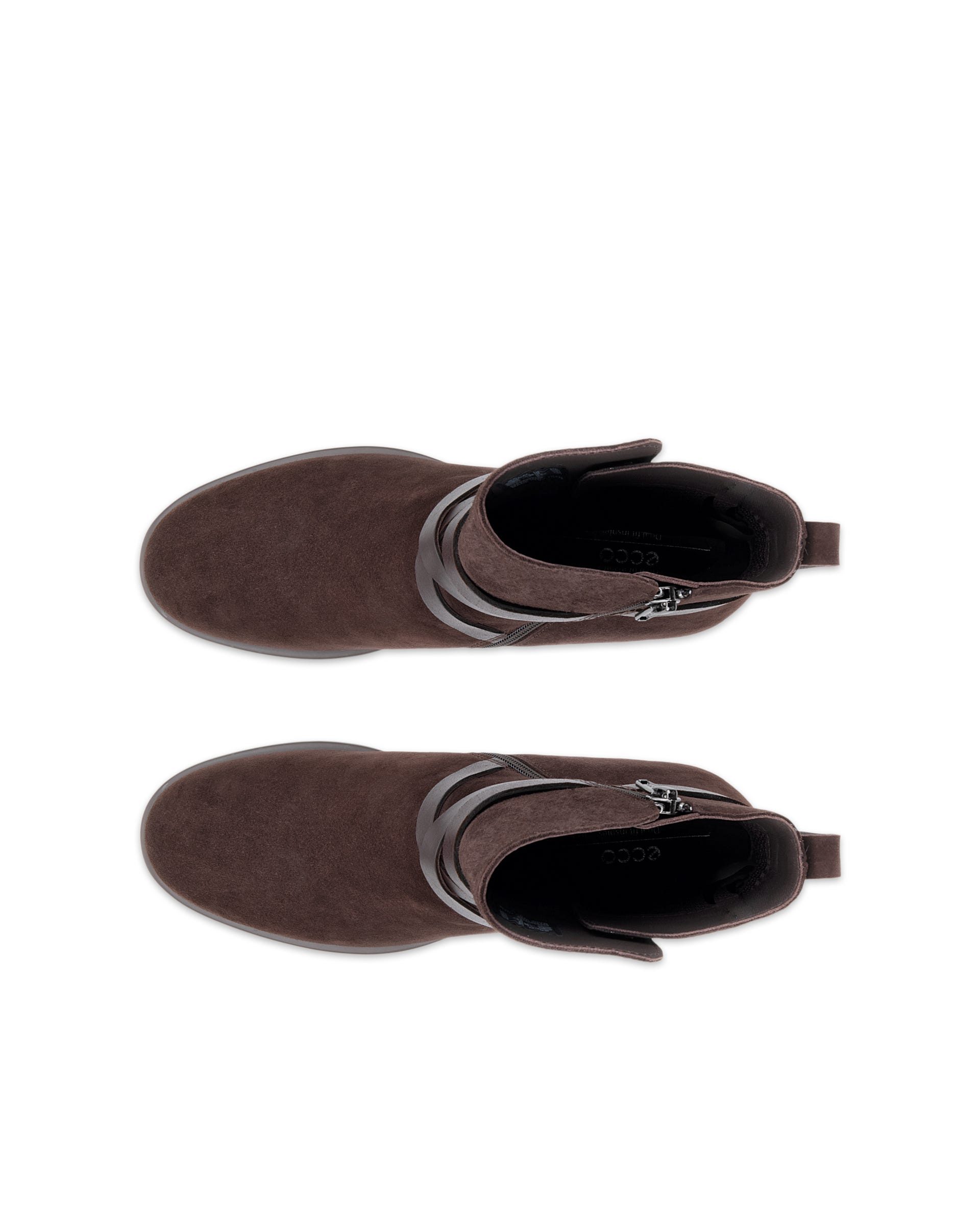Women's ECCO® SCULPTED LX 35 Suede Ankle Boot - Brown - Outside