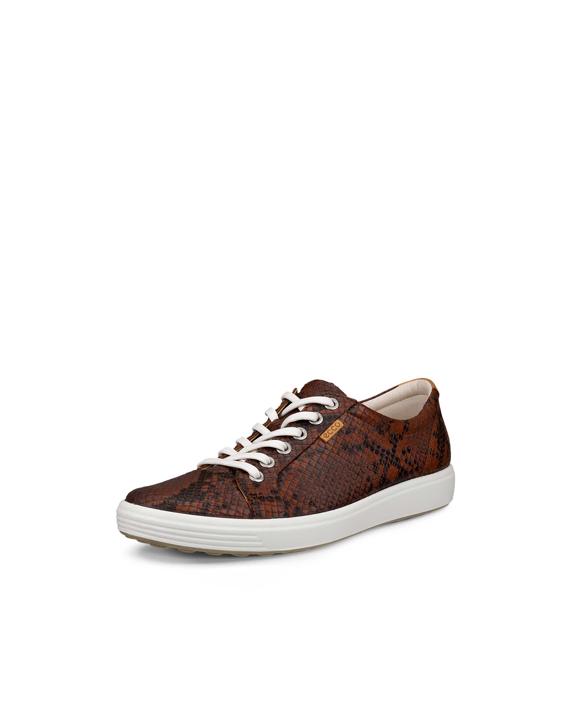 ECCO SOFT 7 W SHOE LACE UP - Brown - Main