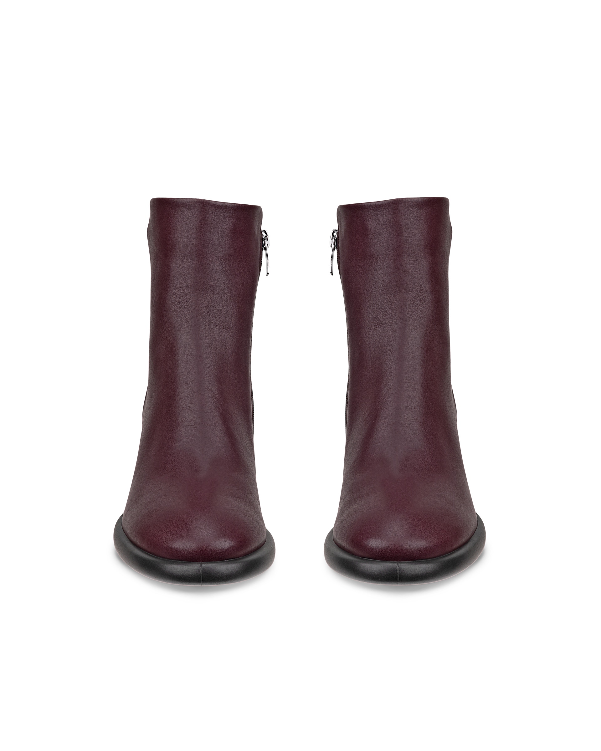 Women's ECCO® Sculpted LX 55 Leather Mid-Cut Boot - Purple - Front pair
