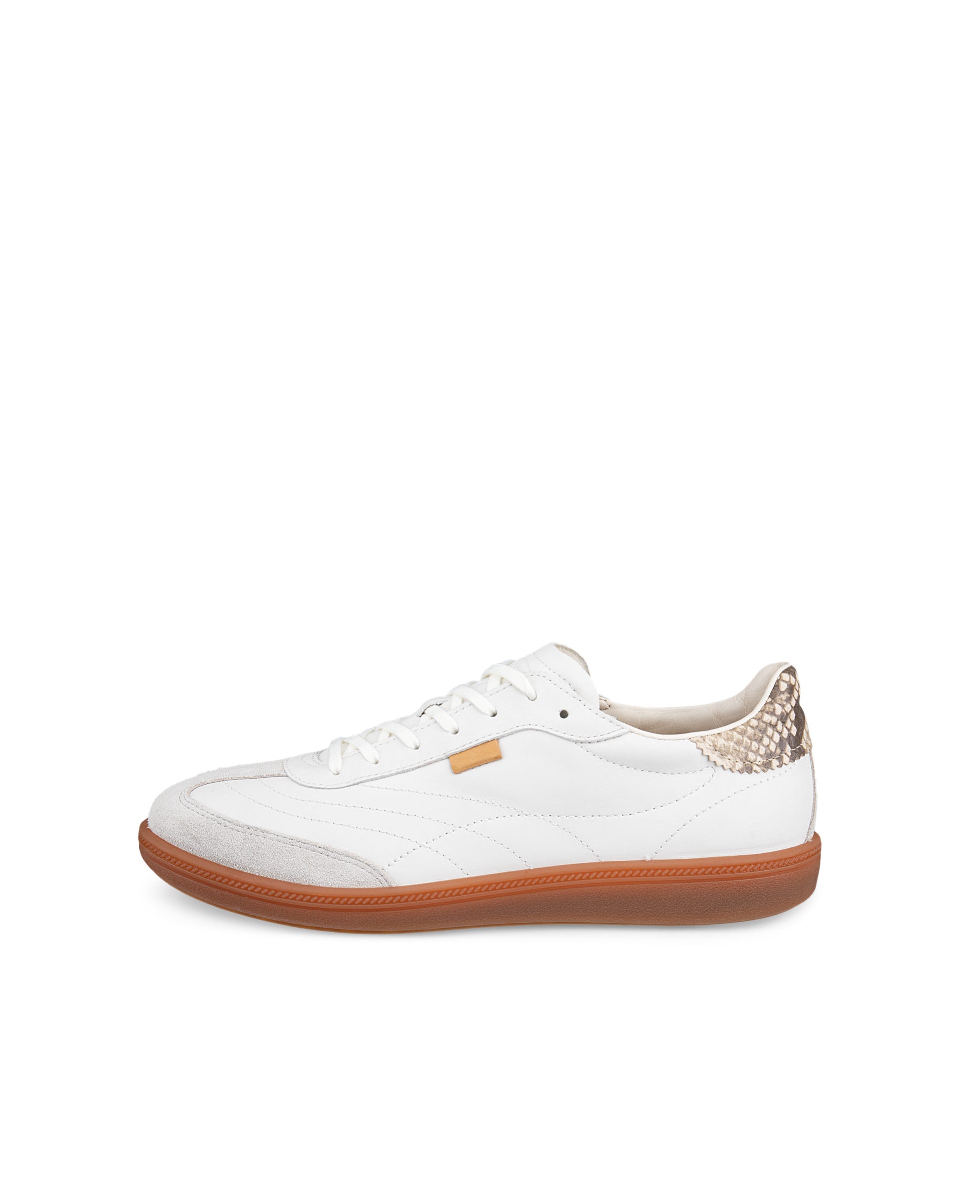 Women's ECCO® Soft 11 Leather Sneaker - White - Outside