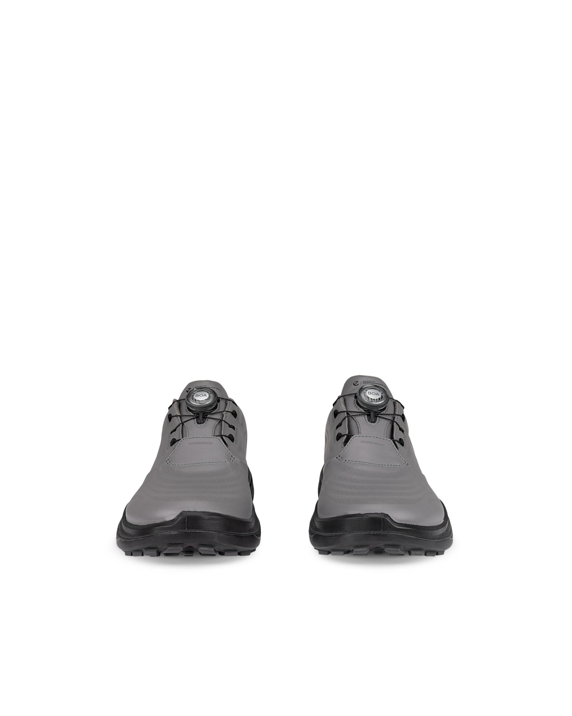 ECCO® Golf LT1 Herren Wasserdichte Golfschuh aus Leder - Grau - Front pair