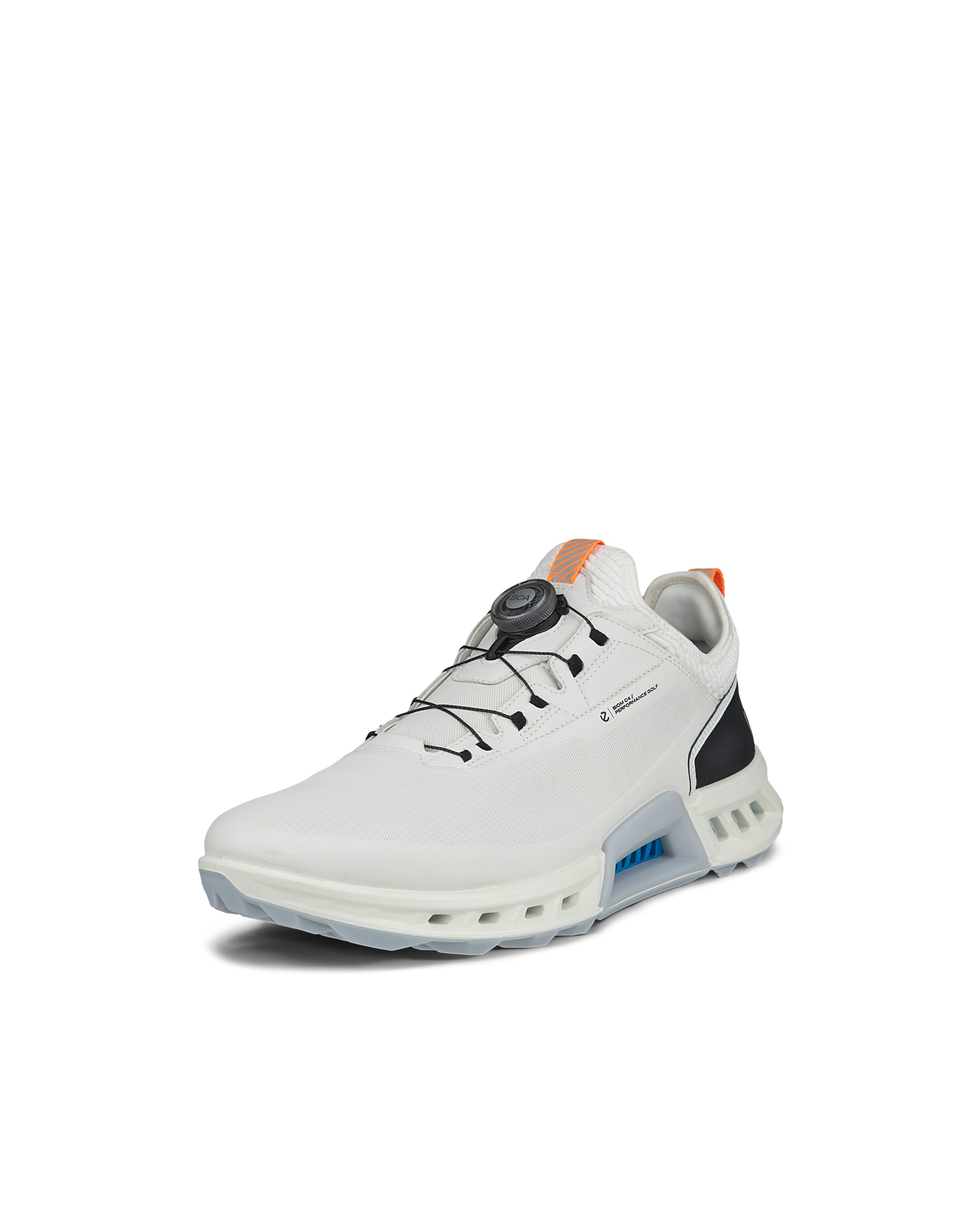 Men's ECCO® Golf Biom C4 Leather Gore-Tex Shoe - White - Main