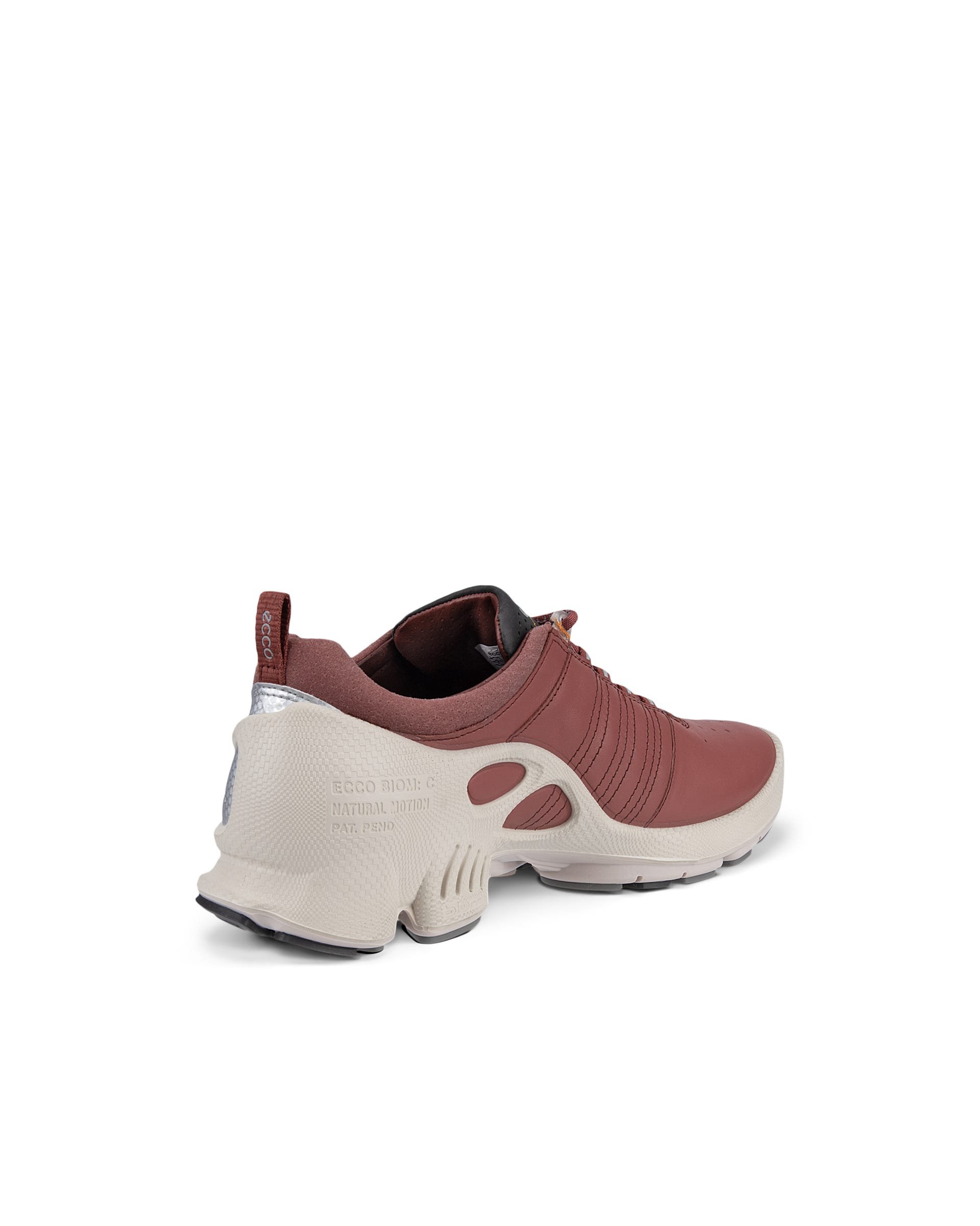 Women's ECCO® BIOM C Leather Sneaker - Red - Back