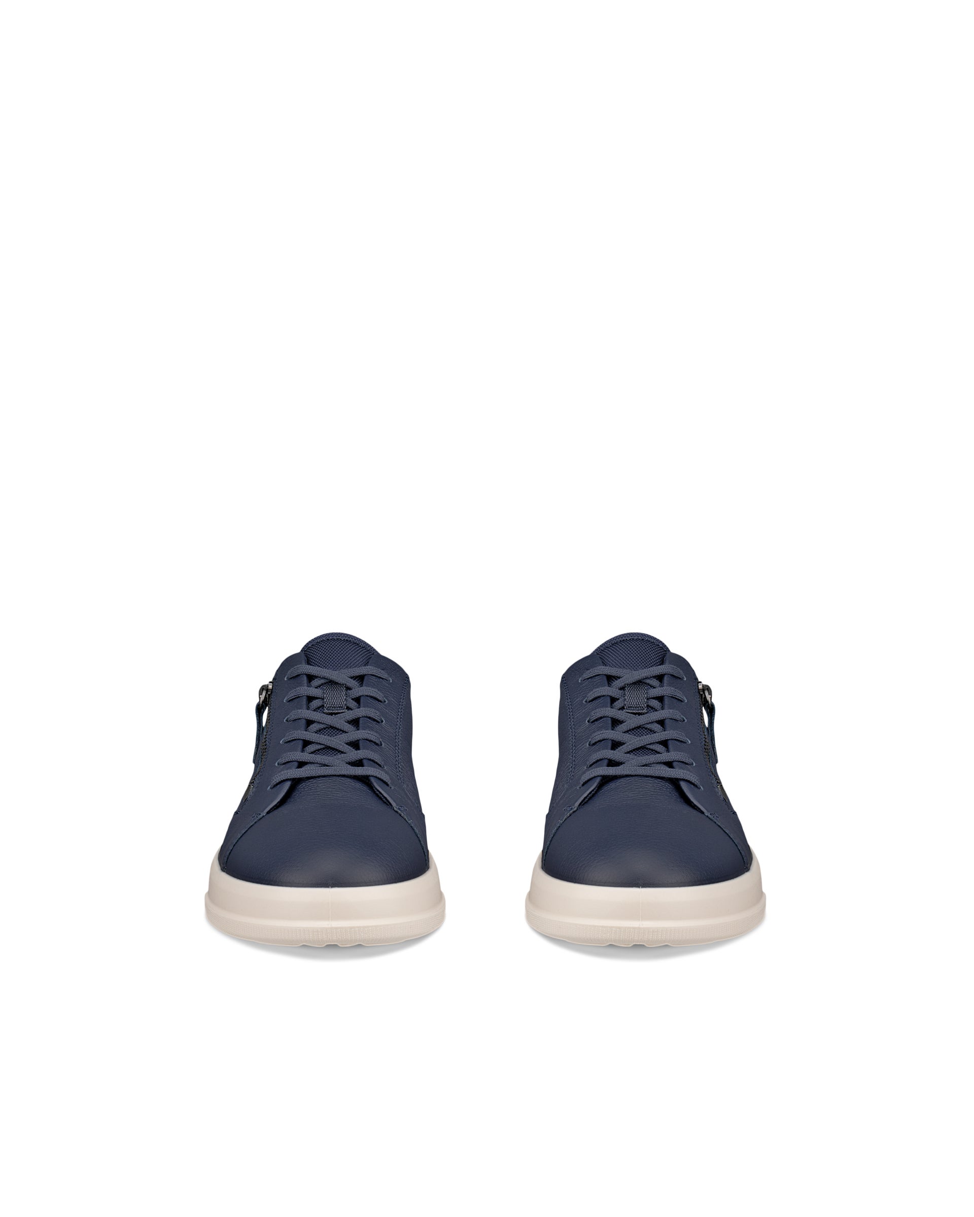Women's ECCO® MOVE Leather Shoe - Blue - Front pair