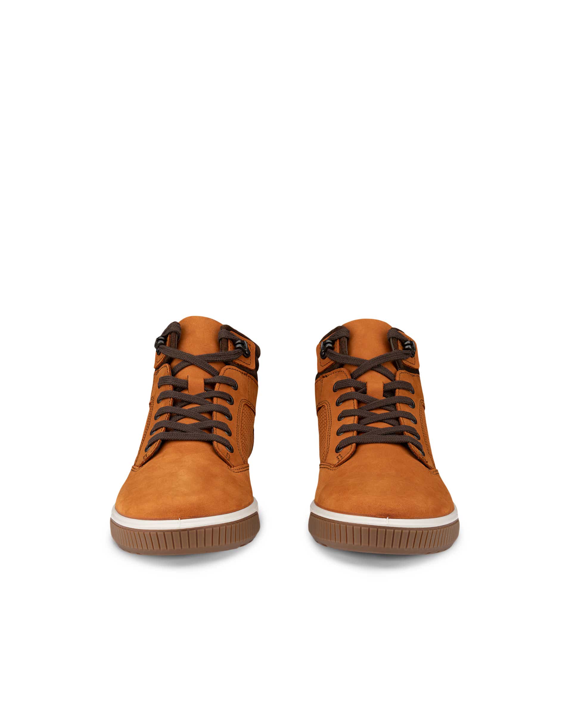 Men's ECCO® Bypath Tred Nubuck Boot - Brown - Front pair