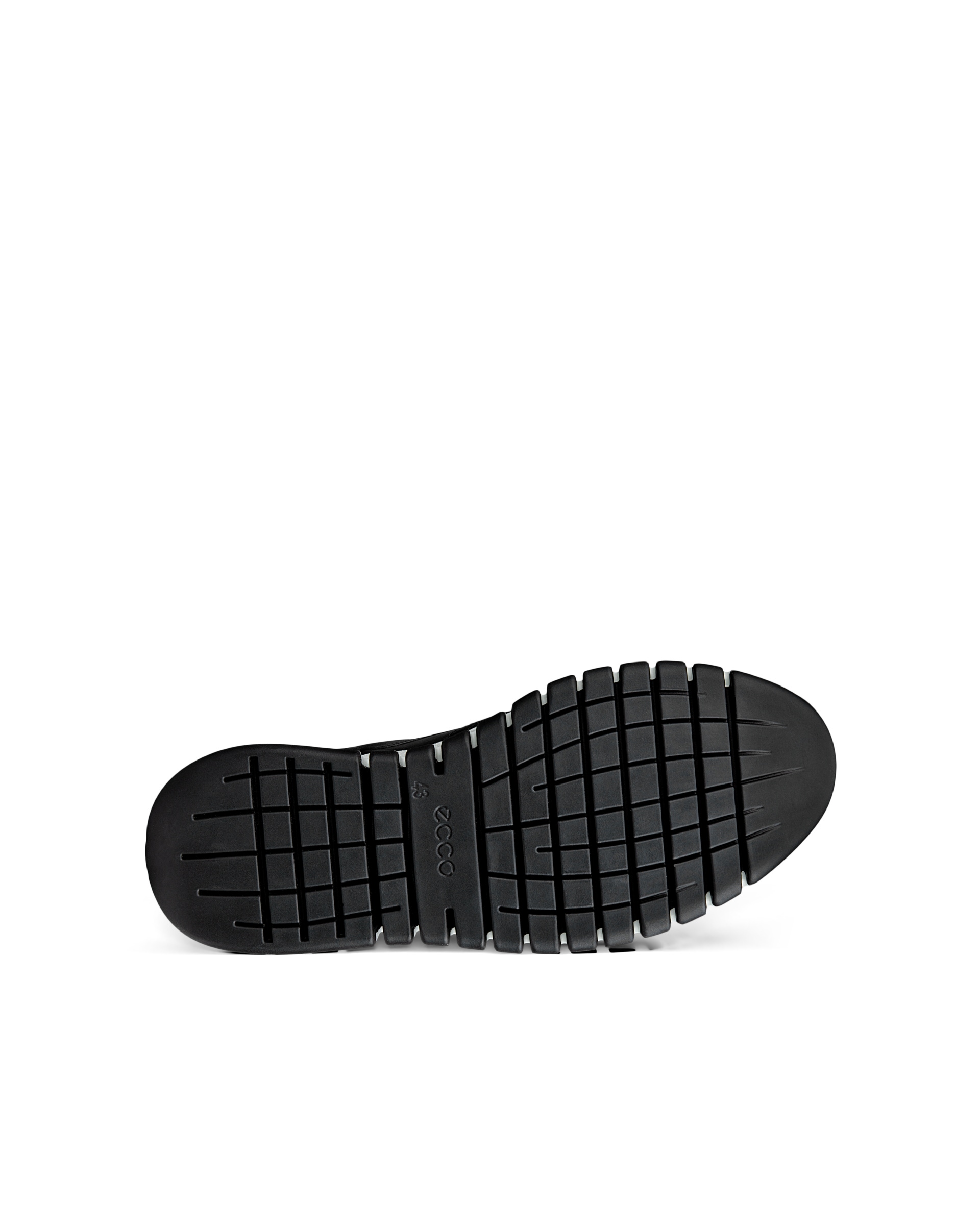 ECCO® Gruuv Studio chaussures sans lacet en cuir pour homme - Noir - Sole