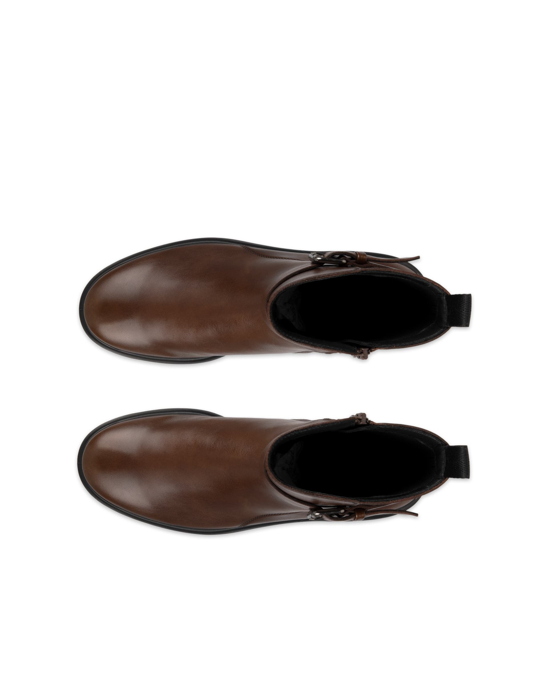 여성용 ECCO Metropole Amsterdam 가죽 방수 부츠 - 브라운 - Top left pair