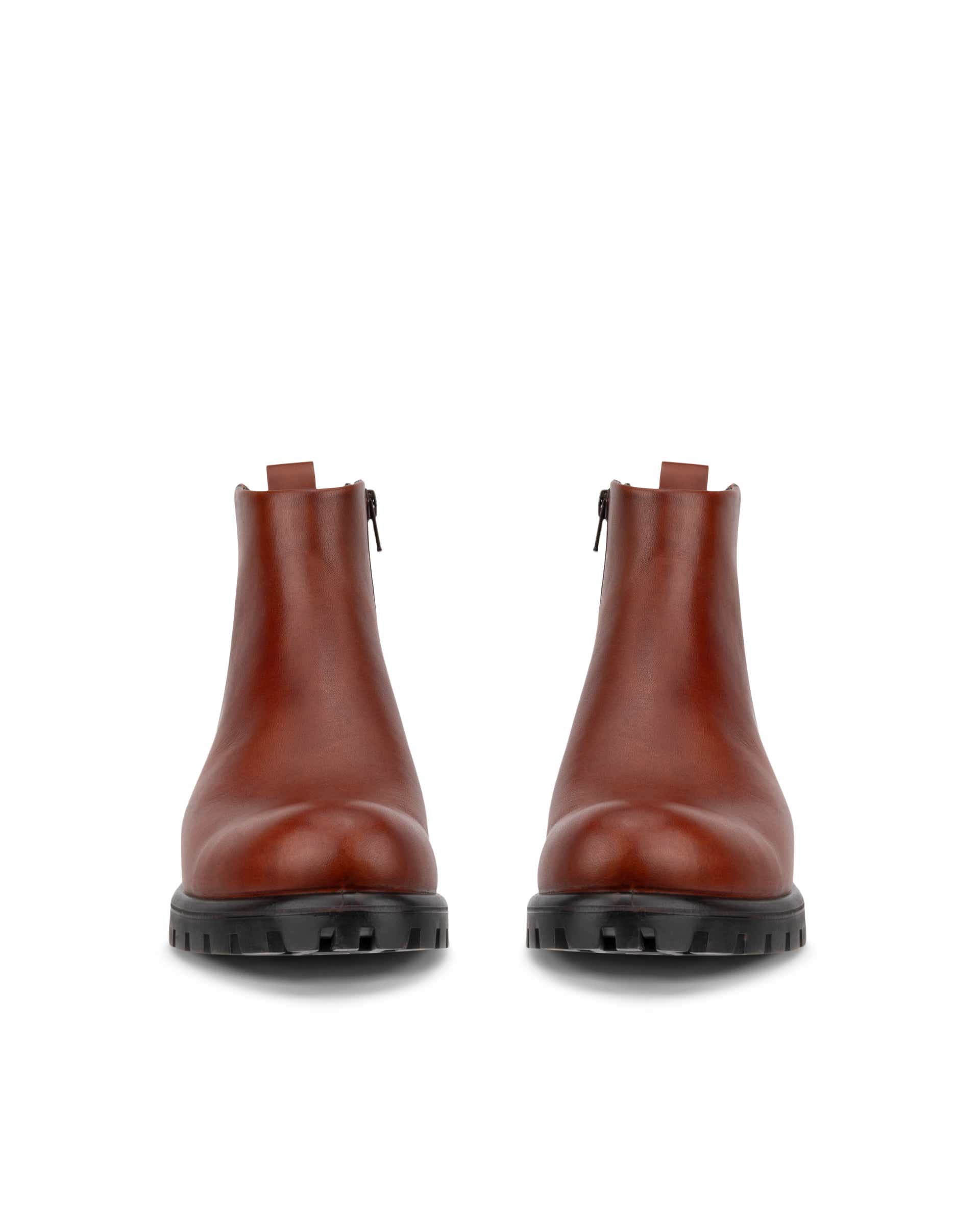Women's ECCO® Modtray Leather Ankle Boot | Brown