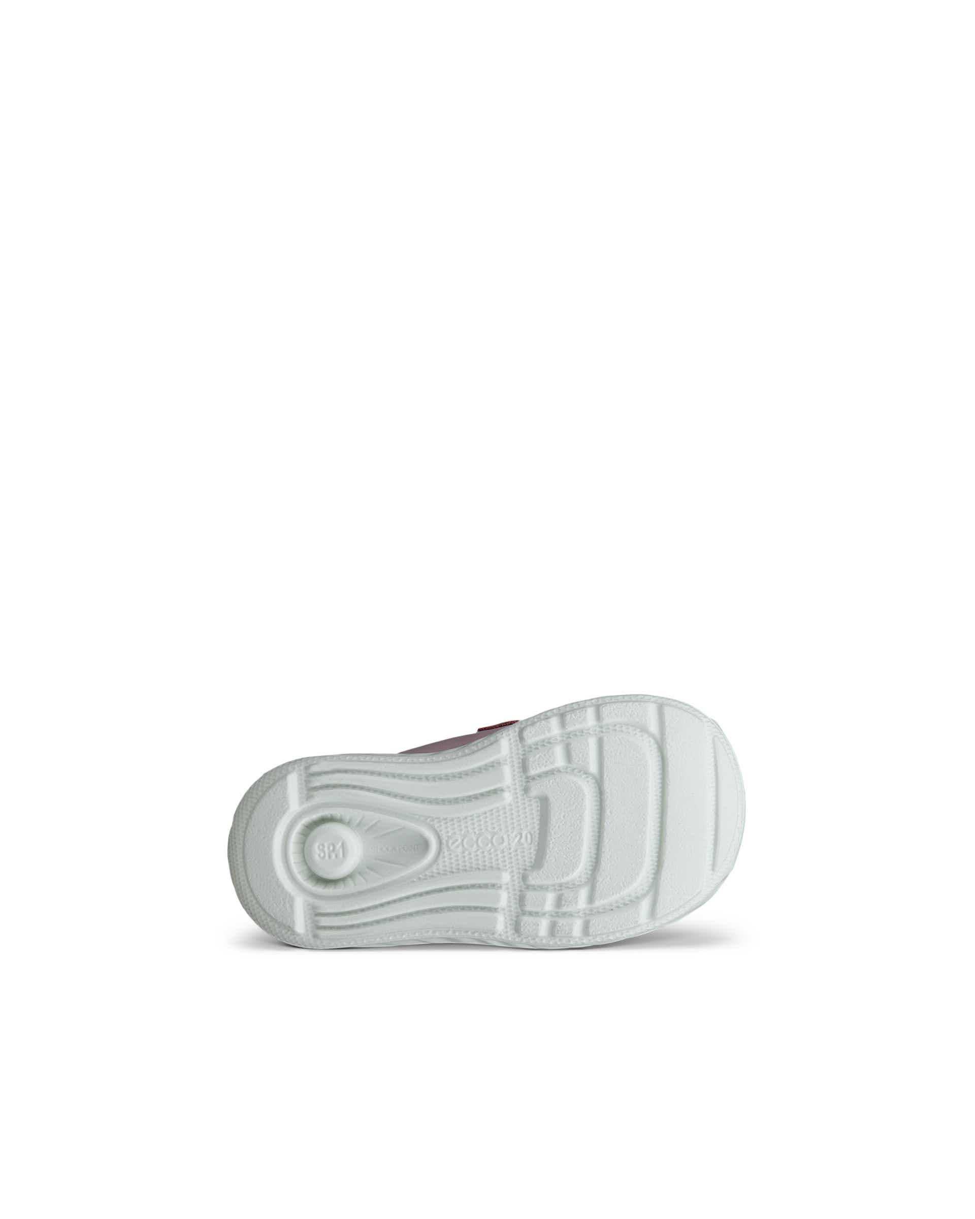ECCO® SP.1 LITE INFANT baskets en cuir à scratch pour enfant - Rose - Sole