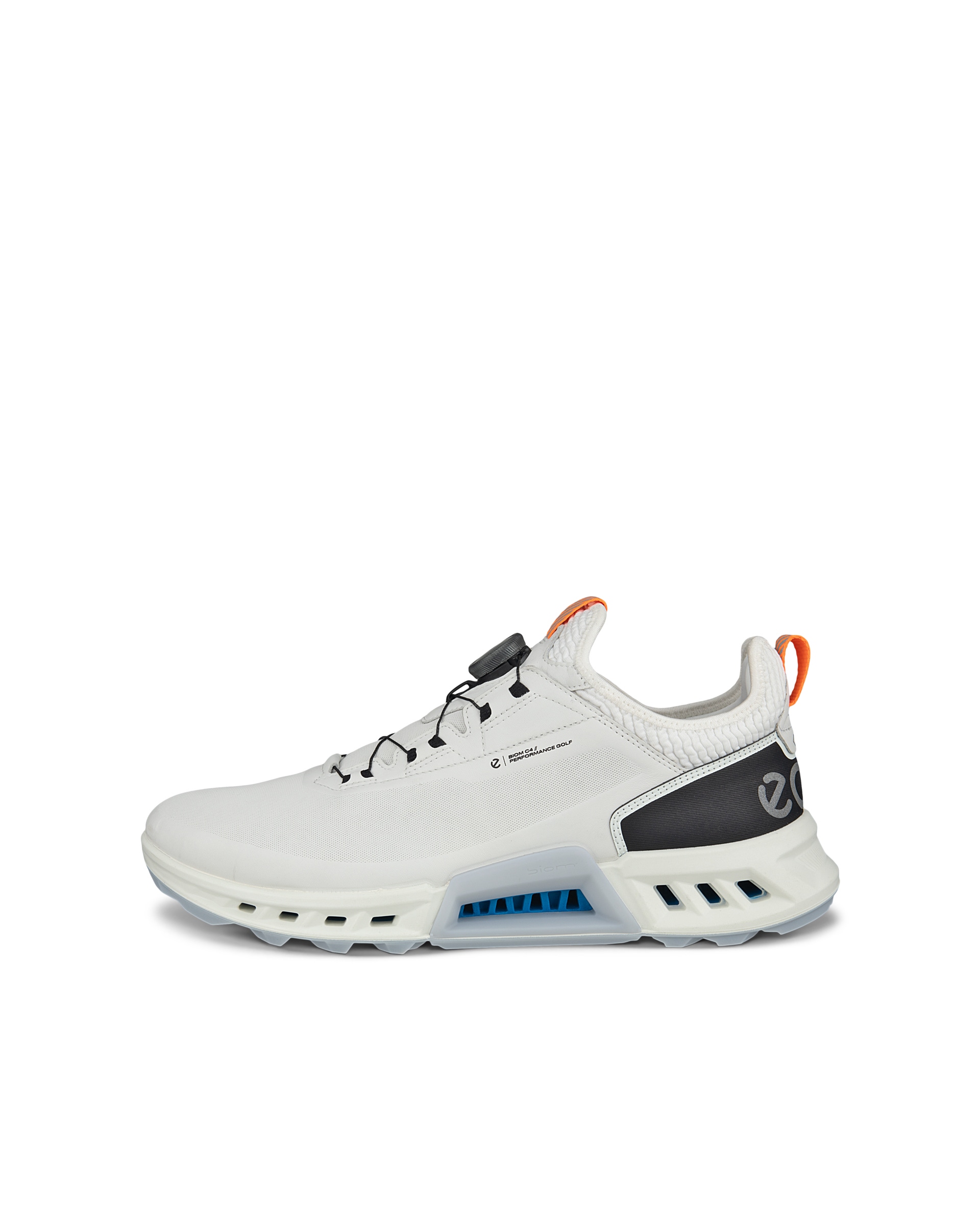Men's ECCO® Golf Biom C4 Leather Gore-Tex Shoe - White - Outside