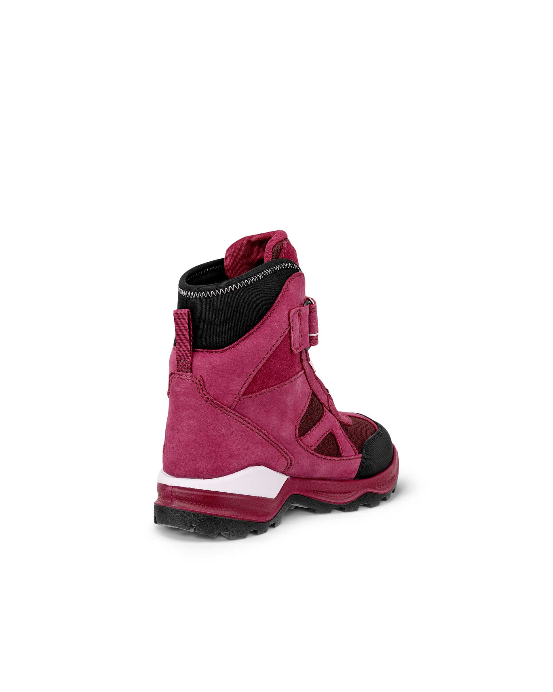 ECCO® SNOW MOUNTAIN bottes d'hiver imperméable en nubuck pour enfant - Rouge - Back