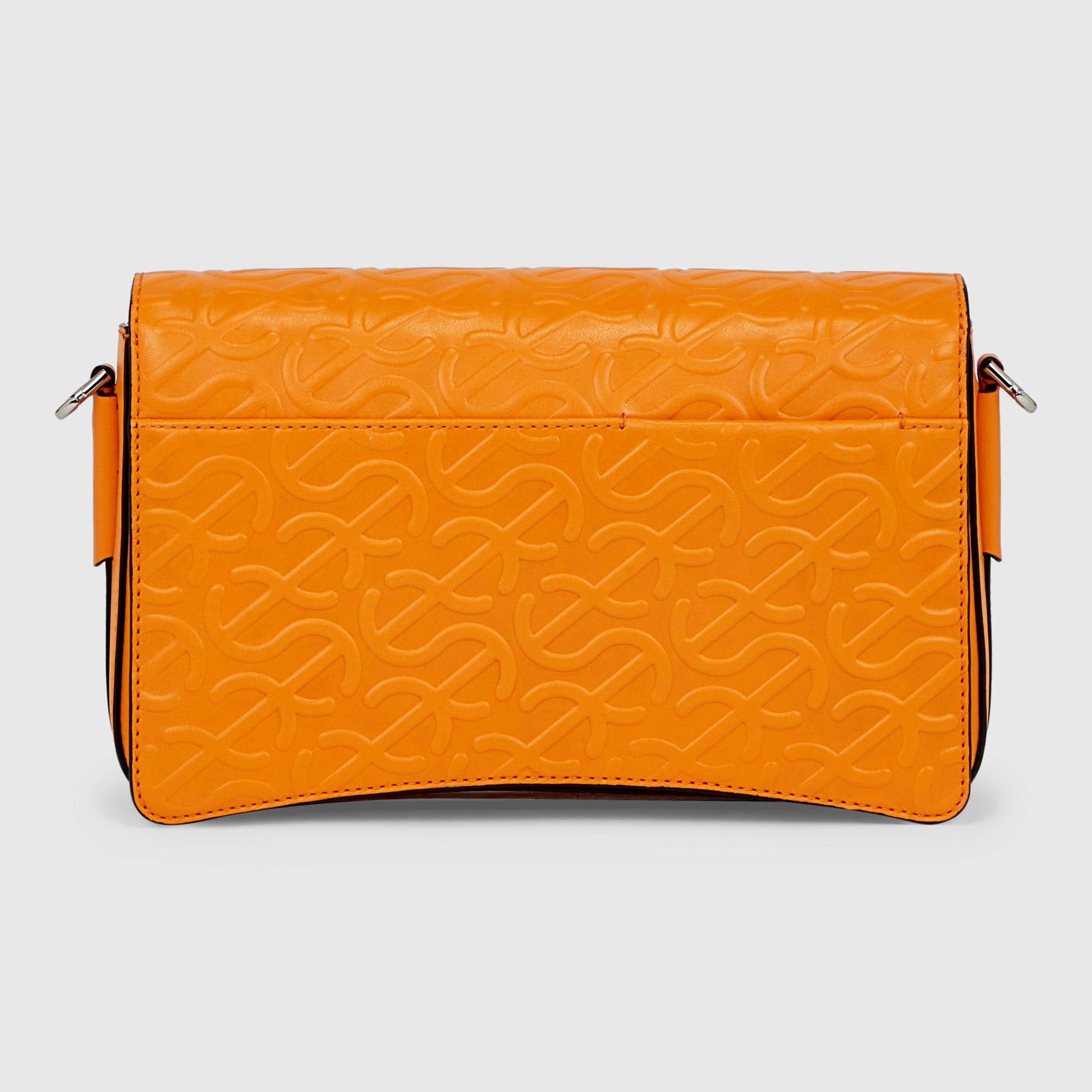 ECCO Wave Pinch Full Size レザーピンチクロスボディバッグ | オレンジ ECCO Wave Pinch Full Size レザーピンチクロスボディバッグ | オレンジ