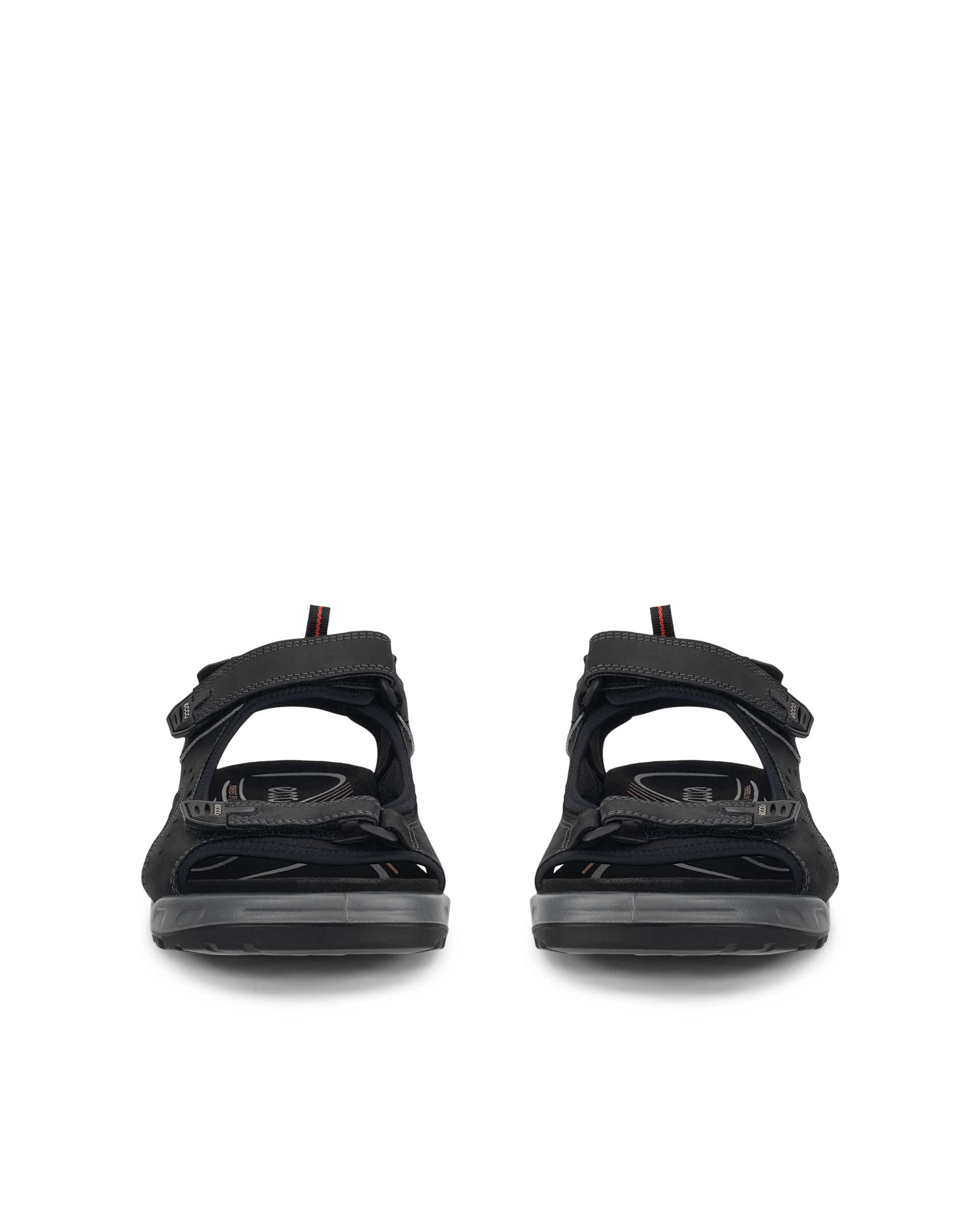 ECCO® Offroad Heren nubuck wandelsandaal - Zwart - Front pair