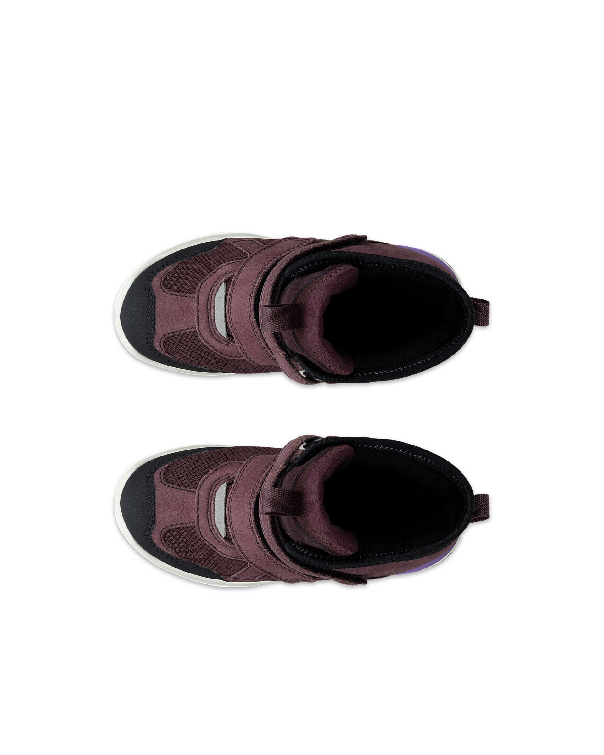 ECCO® SNOW MOUNTAIN Kinder Winterstiefel aus Nubukleder mit Gore-Tex - Lila - Top left pair