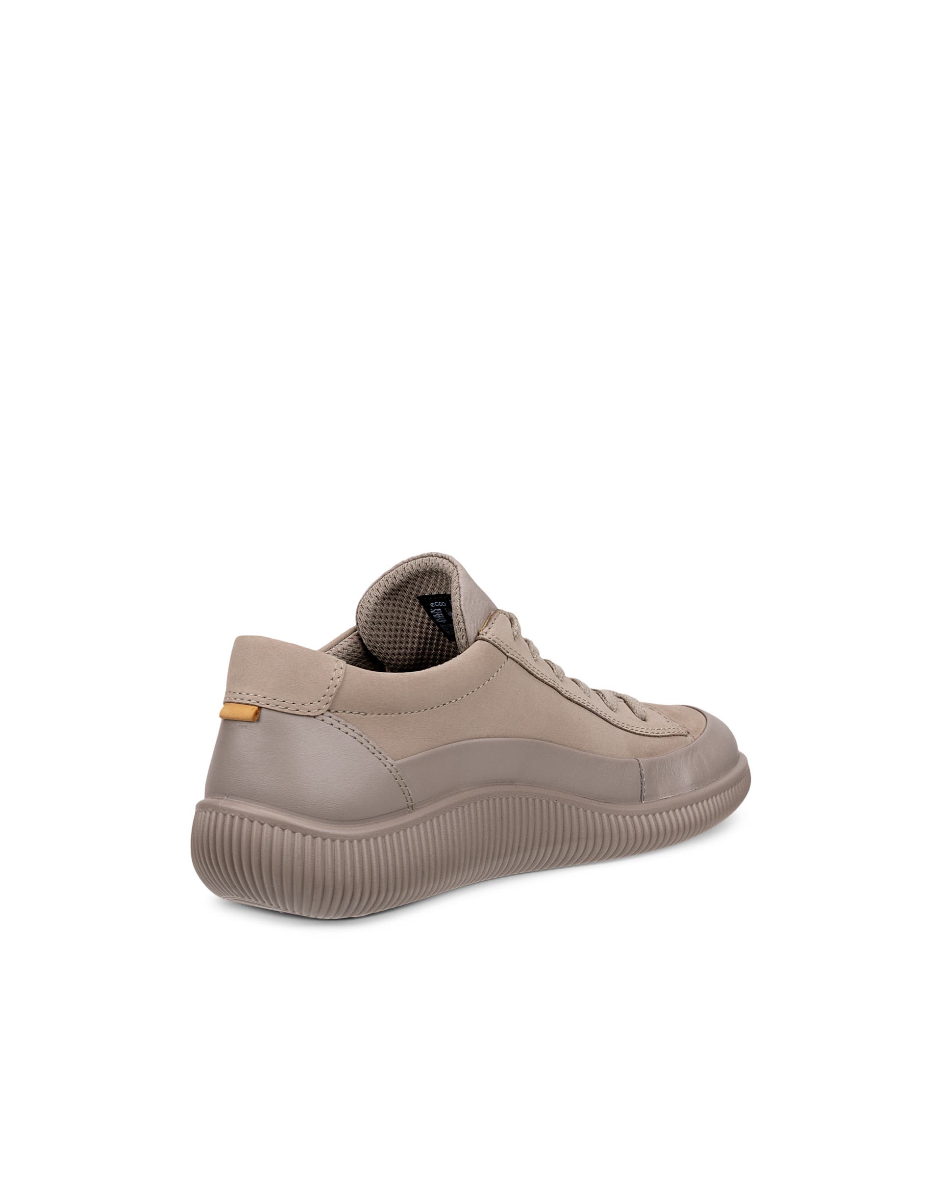 Damskie wodoodporne nubukowe buty ECCO® SOFT ZERO - Szary - Back