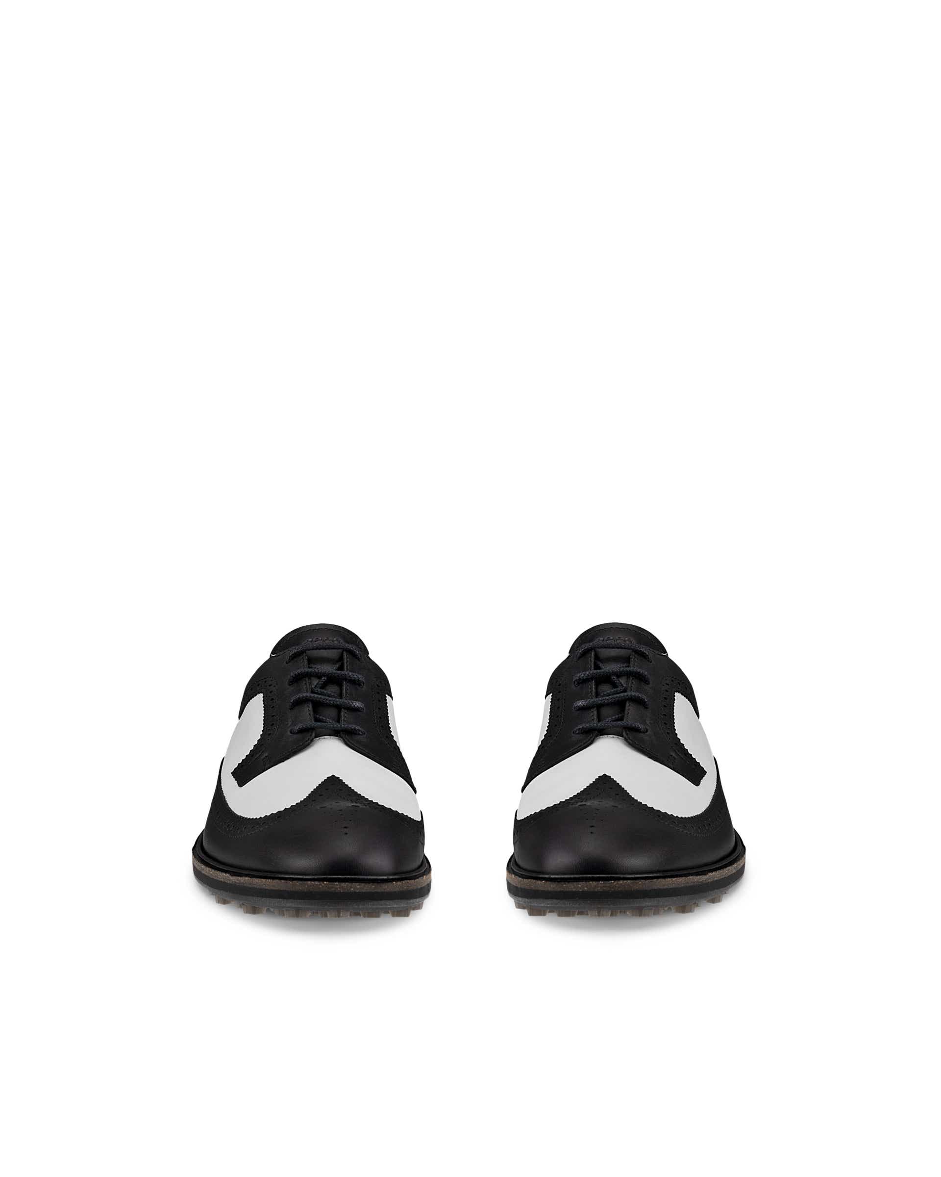 ECCO メンズレザーゴルフシューズ Men's ECCO® Golf S-Hybrid Leather Waterproof Golf Shoe | Blue