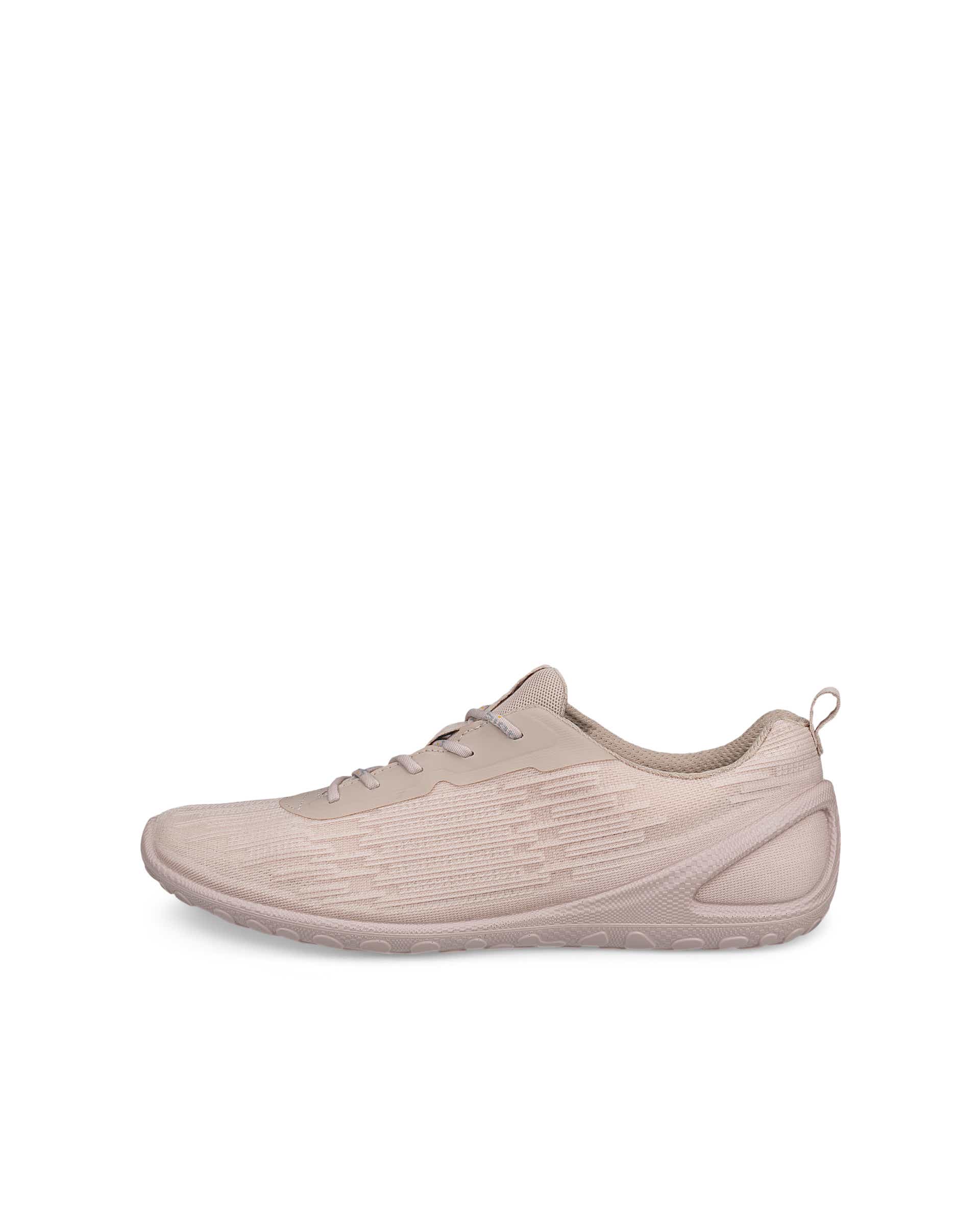 Damskie sznurowane buty tekstylne ECCO® BIOM EVERYDAY - Różowy - Outside