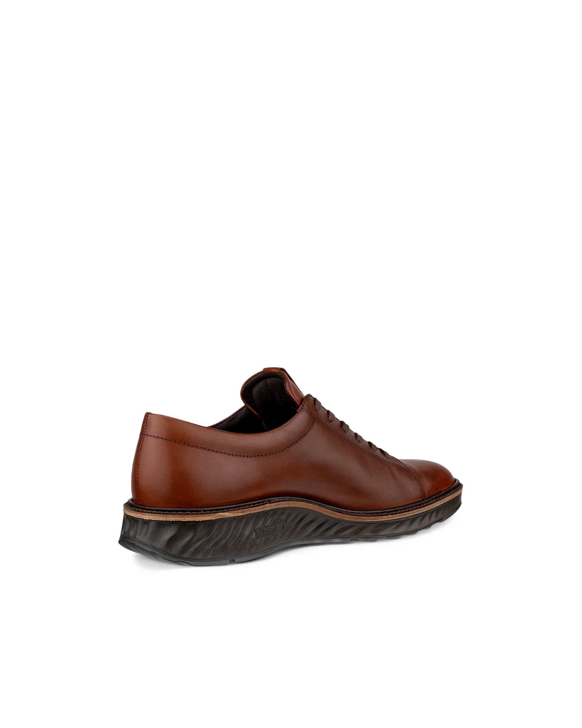 Men's ECCO® ST.1 Hybrid Leather Dress Shoe - Brown - Back