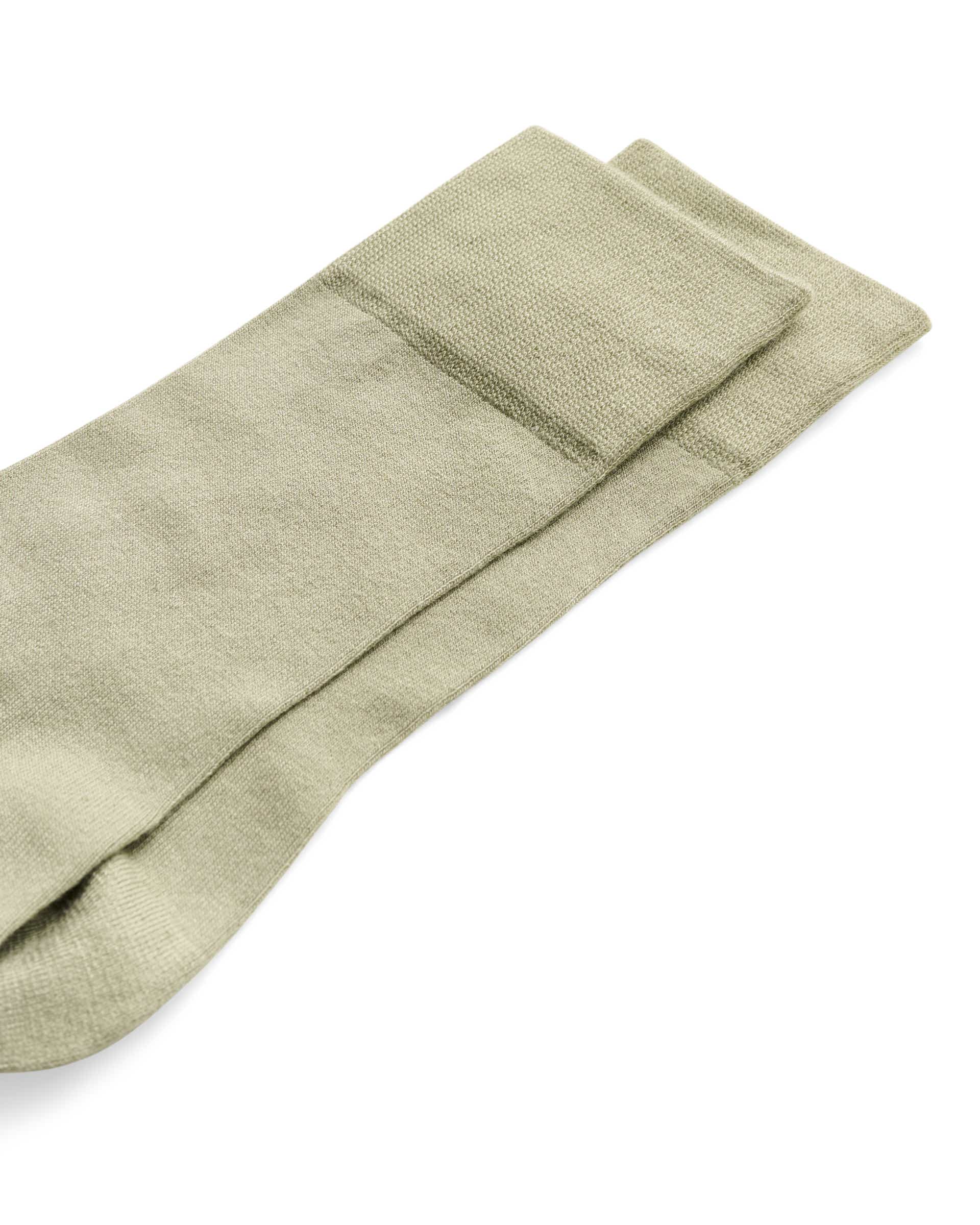 Unisex ECCO® CLASSIC SOFT Mid-Cut Socks - Green - Detail-1