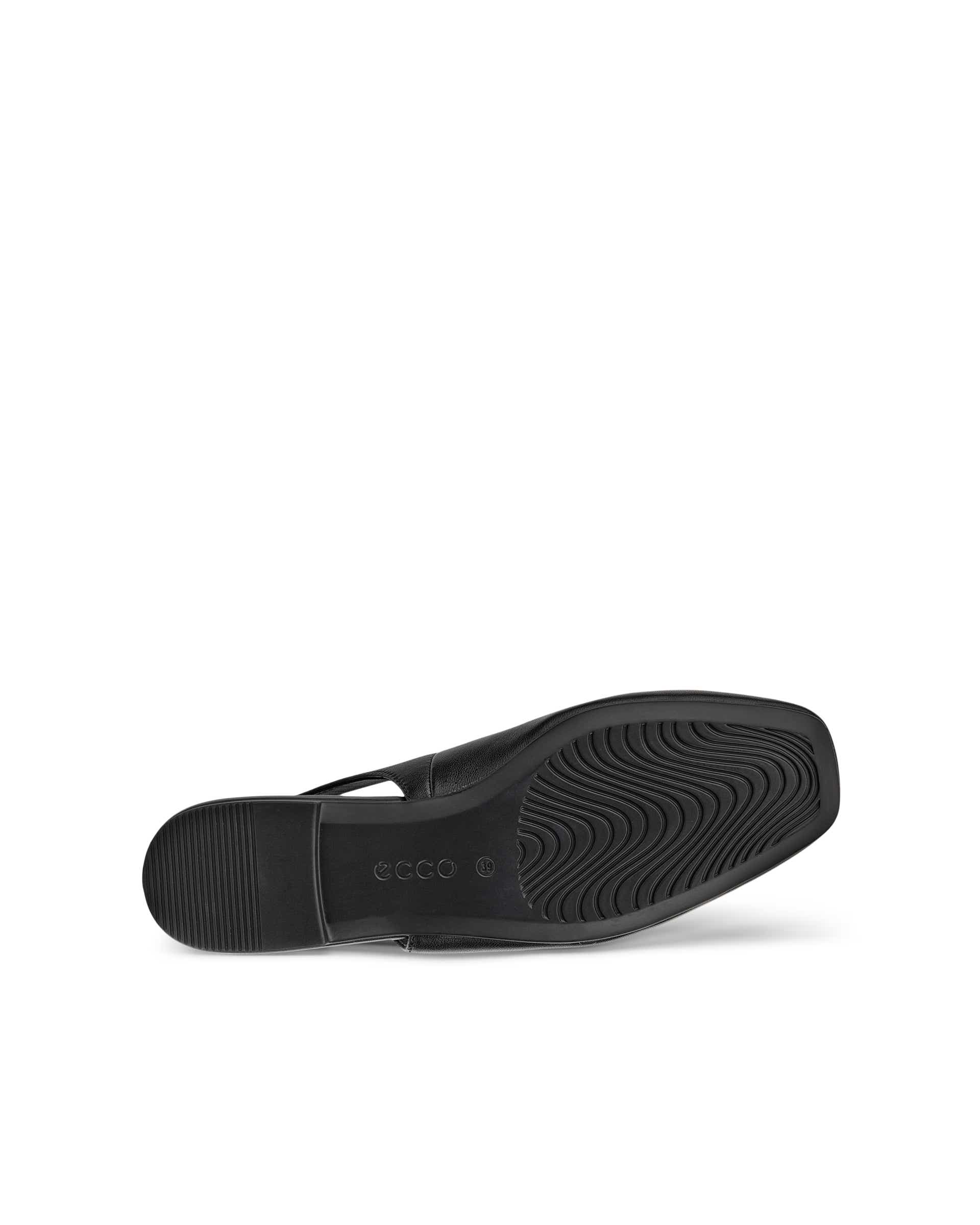 ECCO MARGOT SLING BACK FLAT - Black - Sole