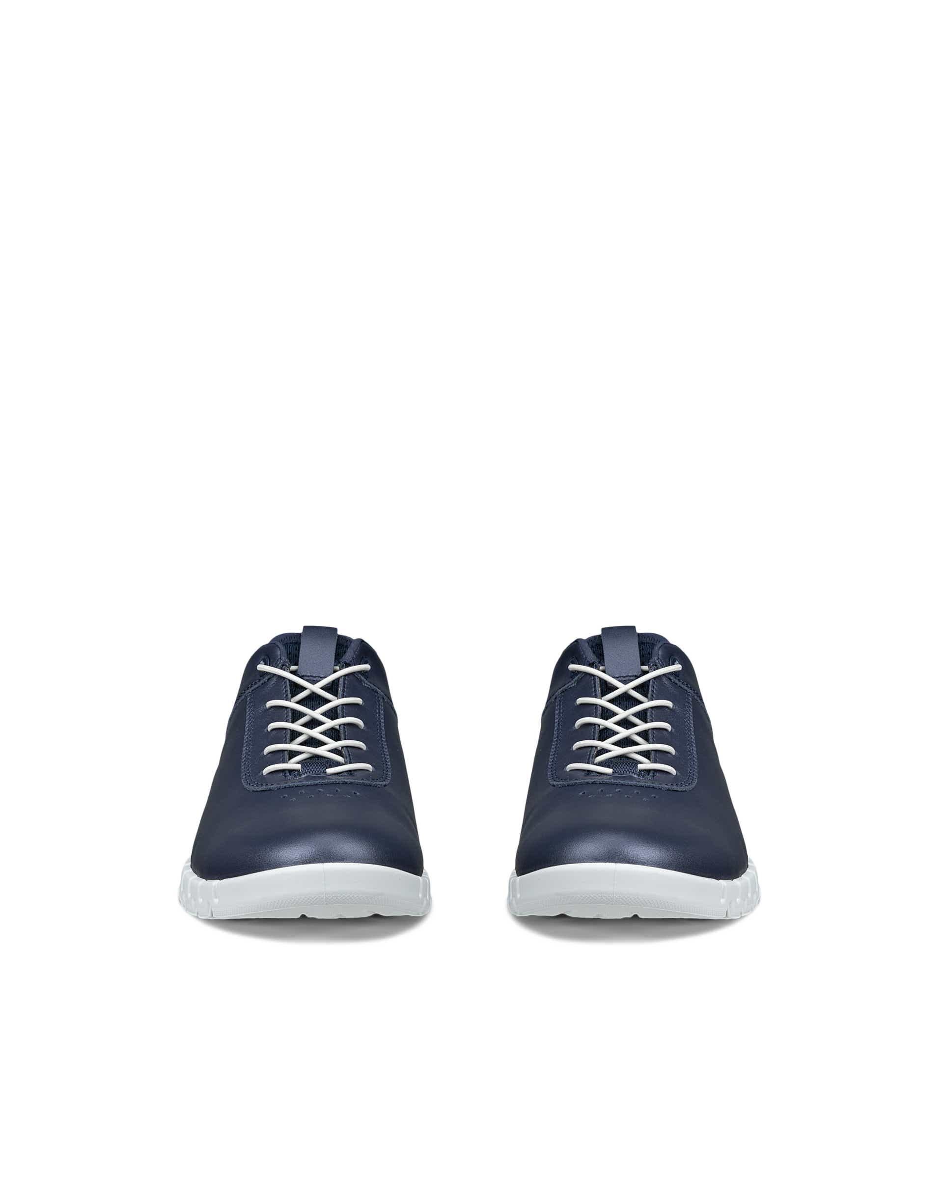 ECCO® GRUUV LITE slip-on sneakers i læder til damer - Blå - Front pair