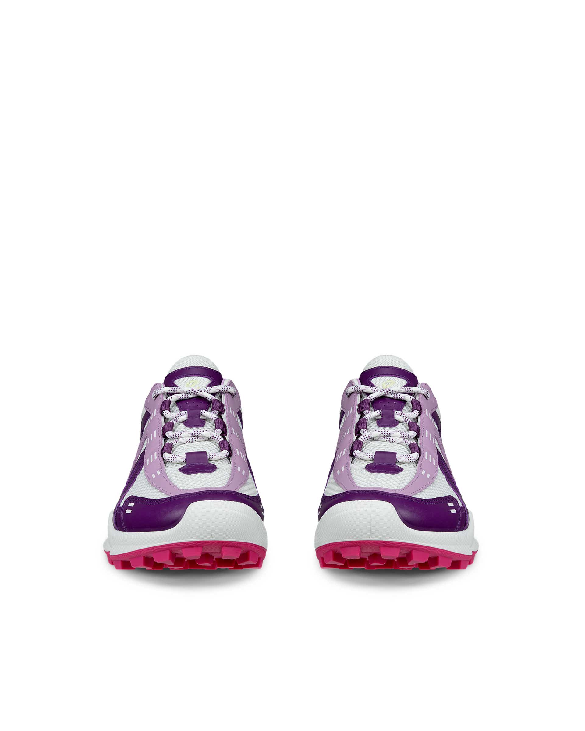 ECCO® BIOM C-Trail baskets de plein air en cuir pour femme - Violet - Front pair