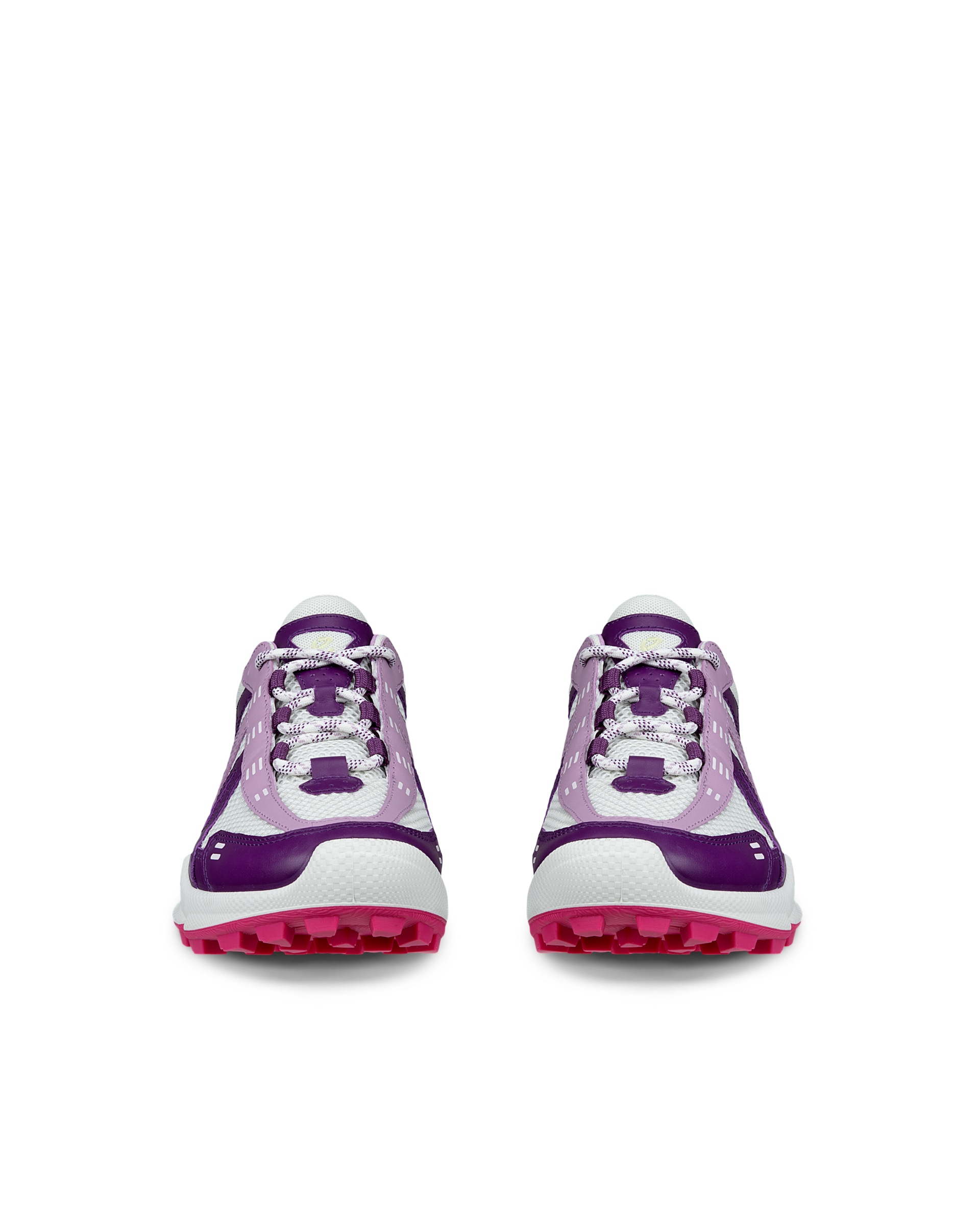 ECCO® BIOM C-Trail baskets de plein air en cuir pour femme - Violet - Front pair