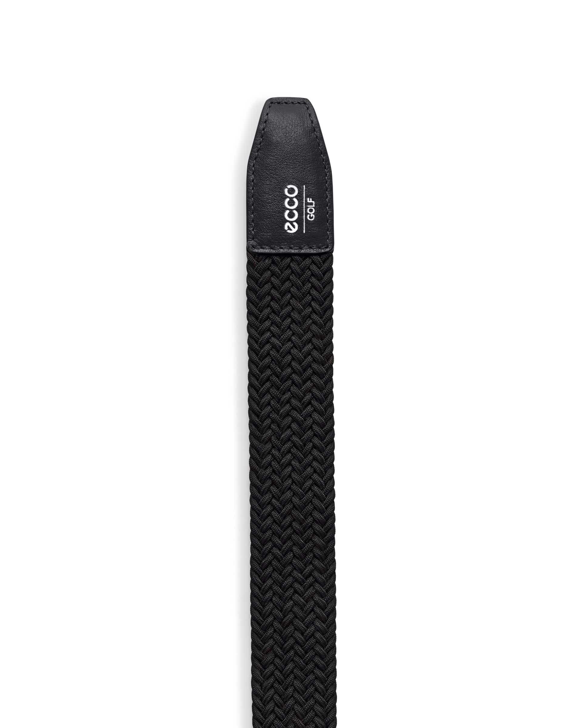 ECCO Belts Golf Braided メンズ テキスタイルベルト - ブラック - Detail-2
