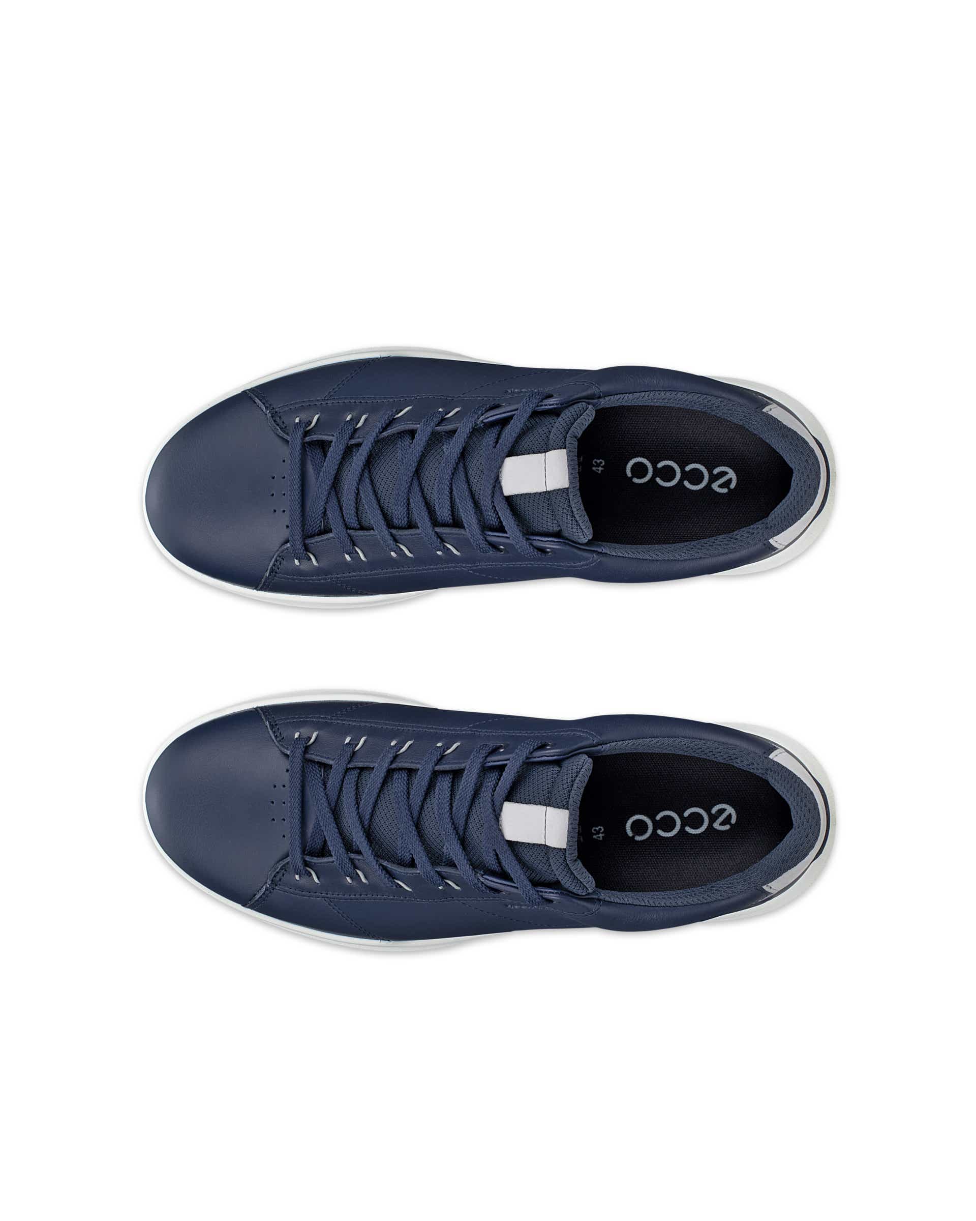 ECCO® GOLF STREET VIBE muške vodootporne kožne cipele za golf - Plava - Top left pair