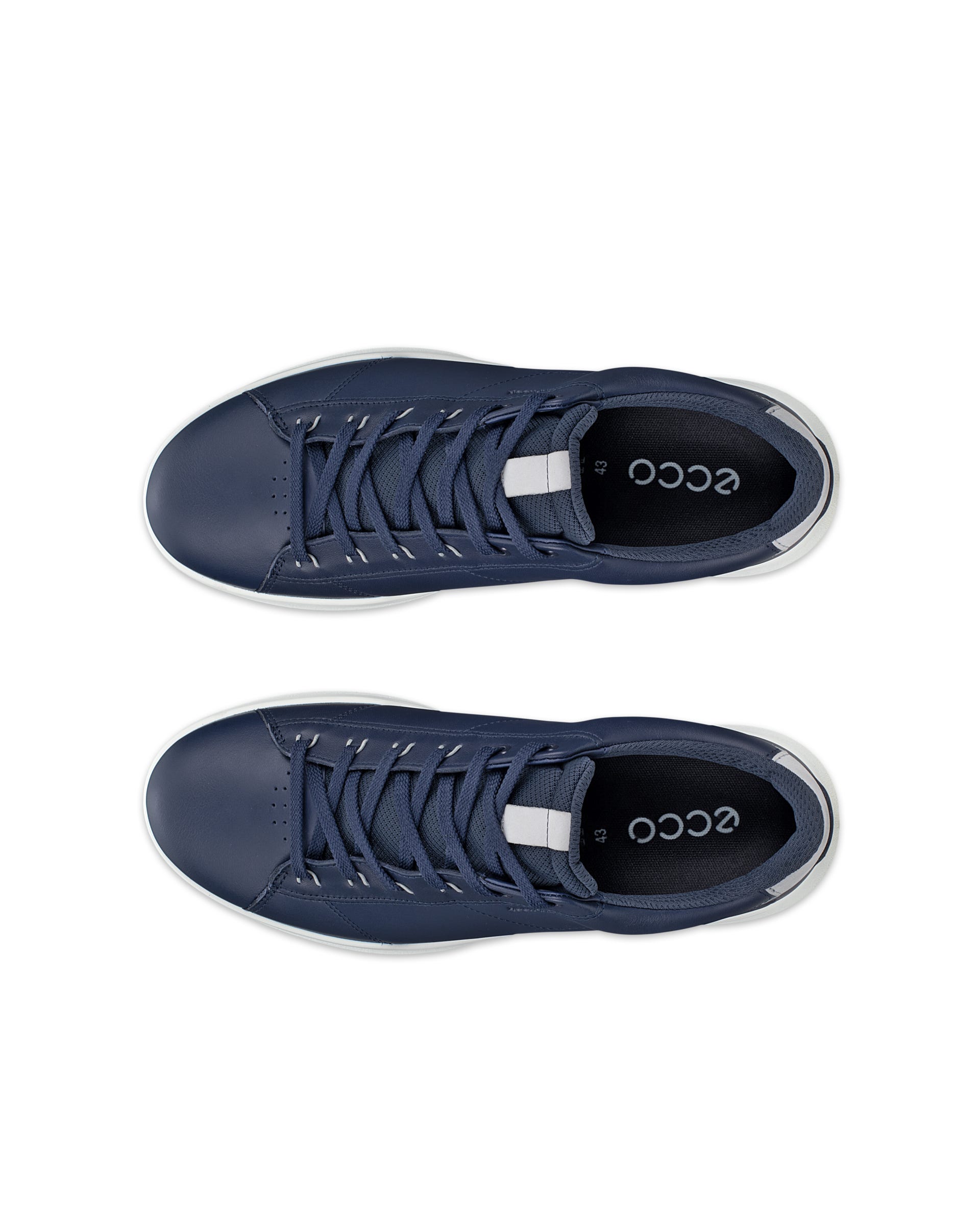 ECCO® GOLF STREET VIBE muške vodootporne kožne cipele za golf - Plava - Top left pair