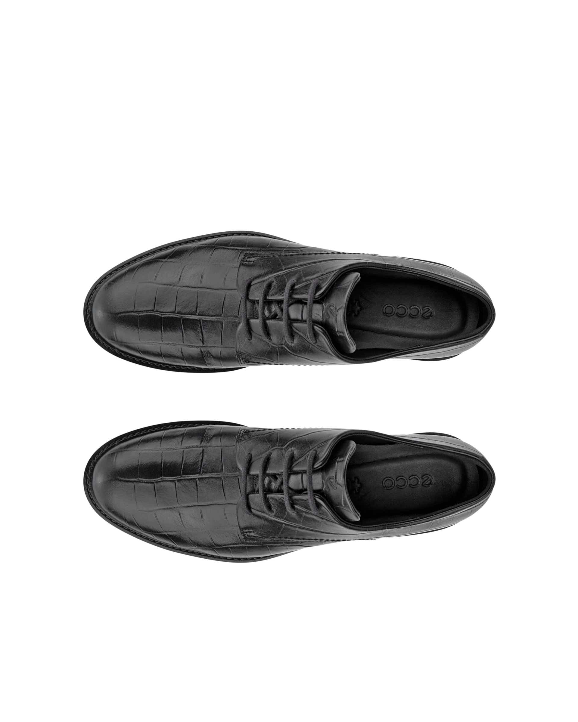 ECCO SARTORELLE 25 WOMEN'S DERBY SHOE - Black - Top left pair