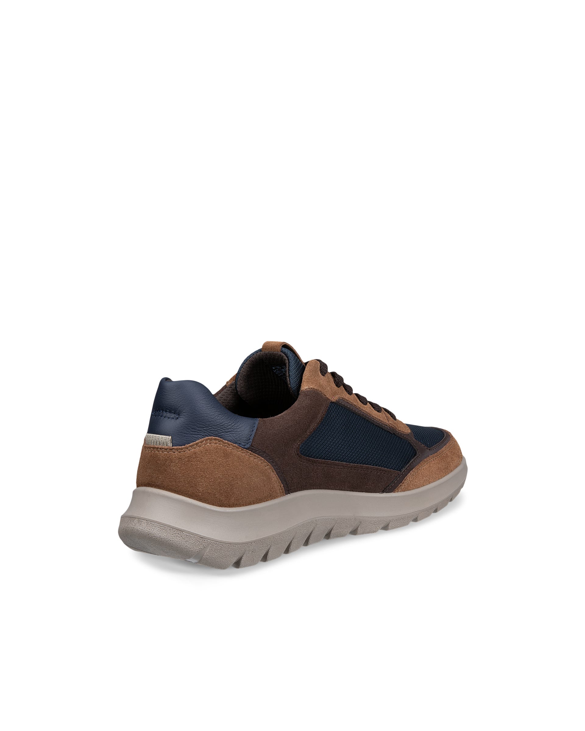 Men's ECCO® CITY STRIDE Leather Sneaker - Blue - Back