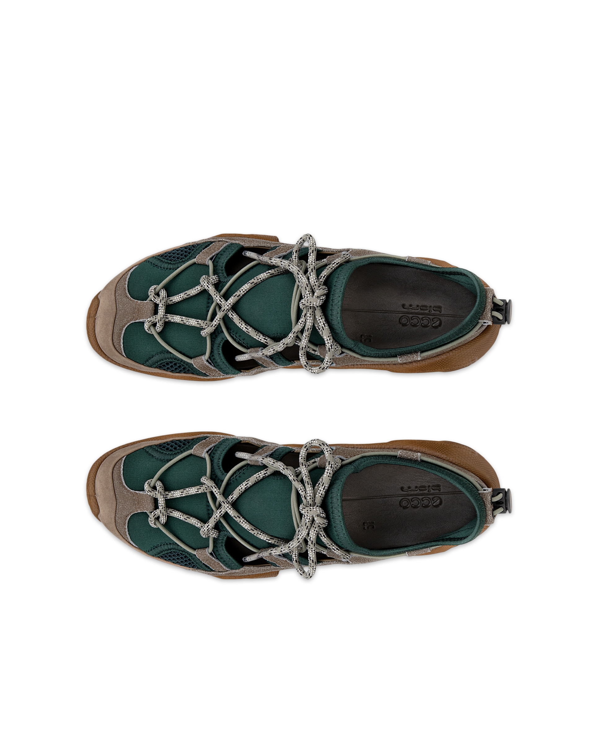 ECCO® BIOM C-Trail baskets de plein air en daim pour femme - Brun - Top left pair