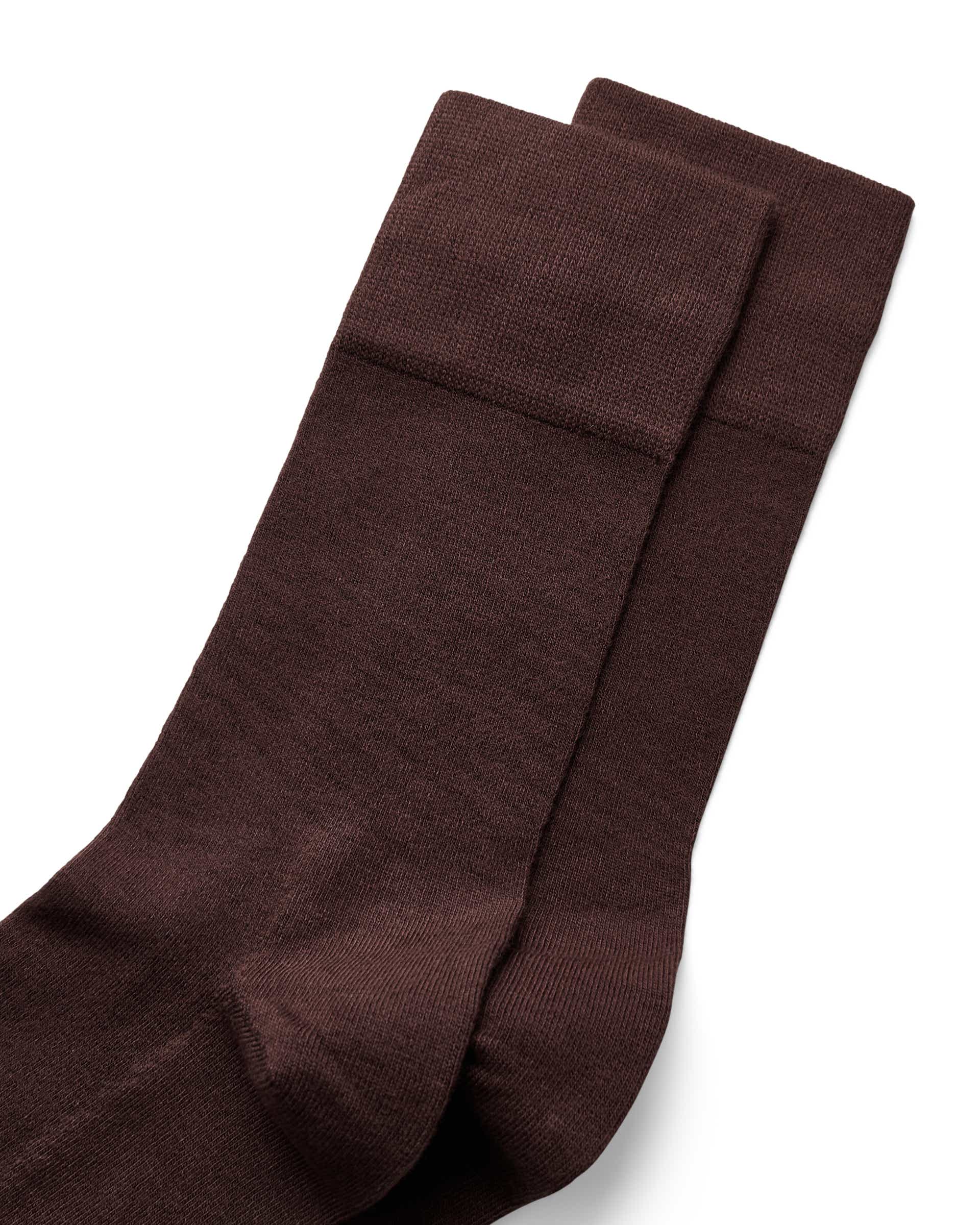 ECCO® CLASSIC SOFT MID-CUT Unisex Gerippte Socken - Lila - Detail-1