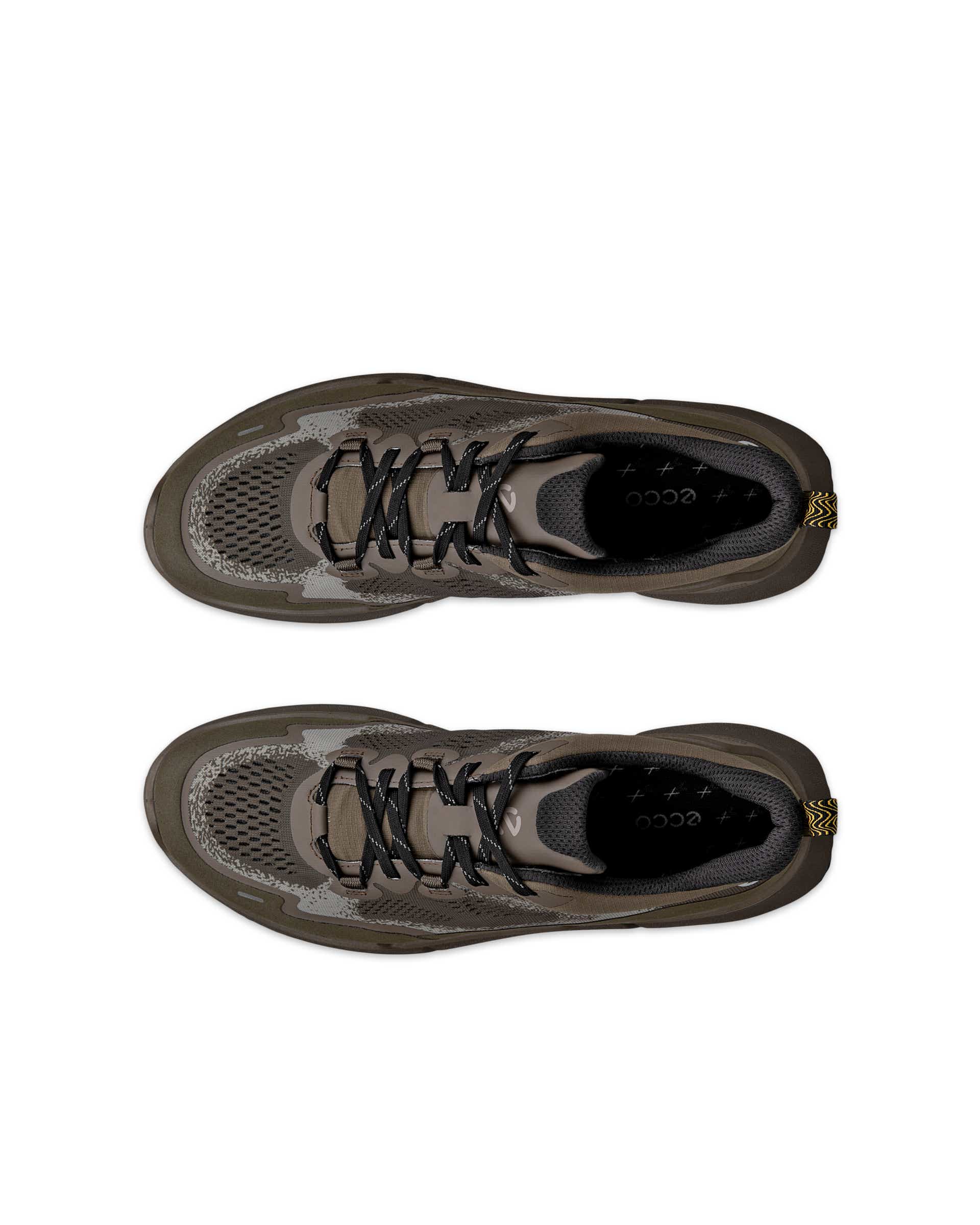 ECCO® BIOM 2.2 baskets en toile pour homme - Gris - Top left pair