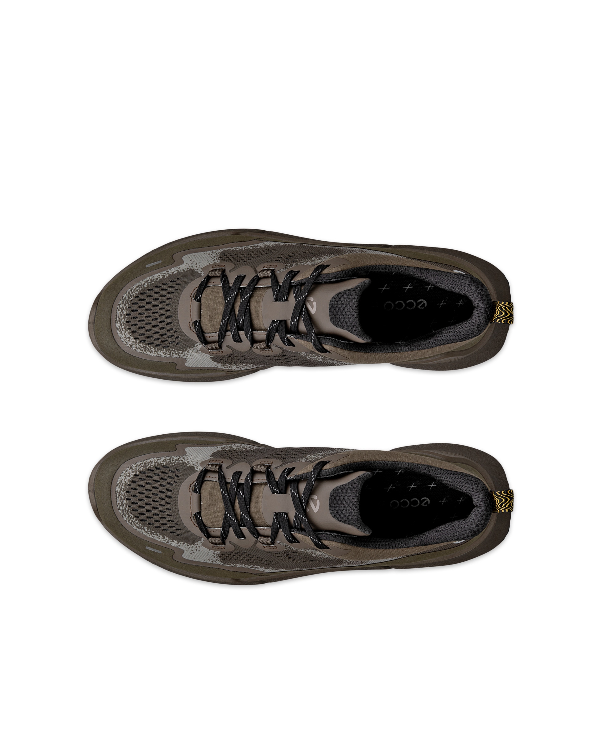 ECCO® BIOM 2.2 baskets en toile pour homme - Gris - Top left pair