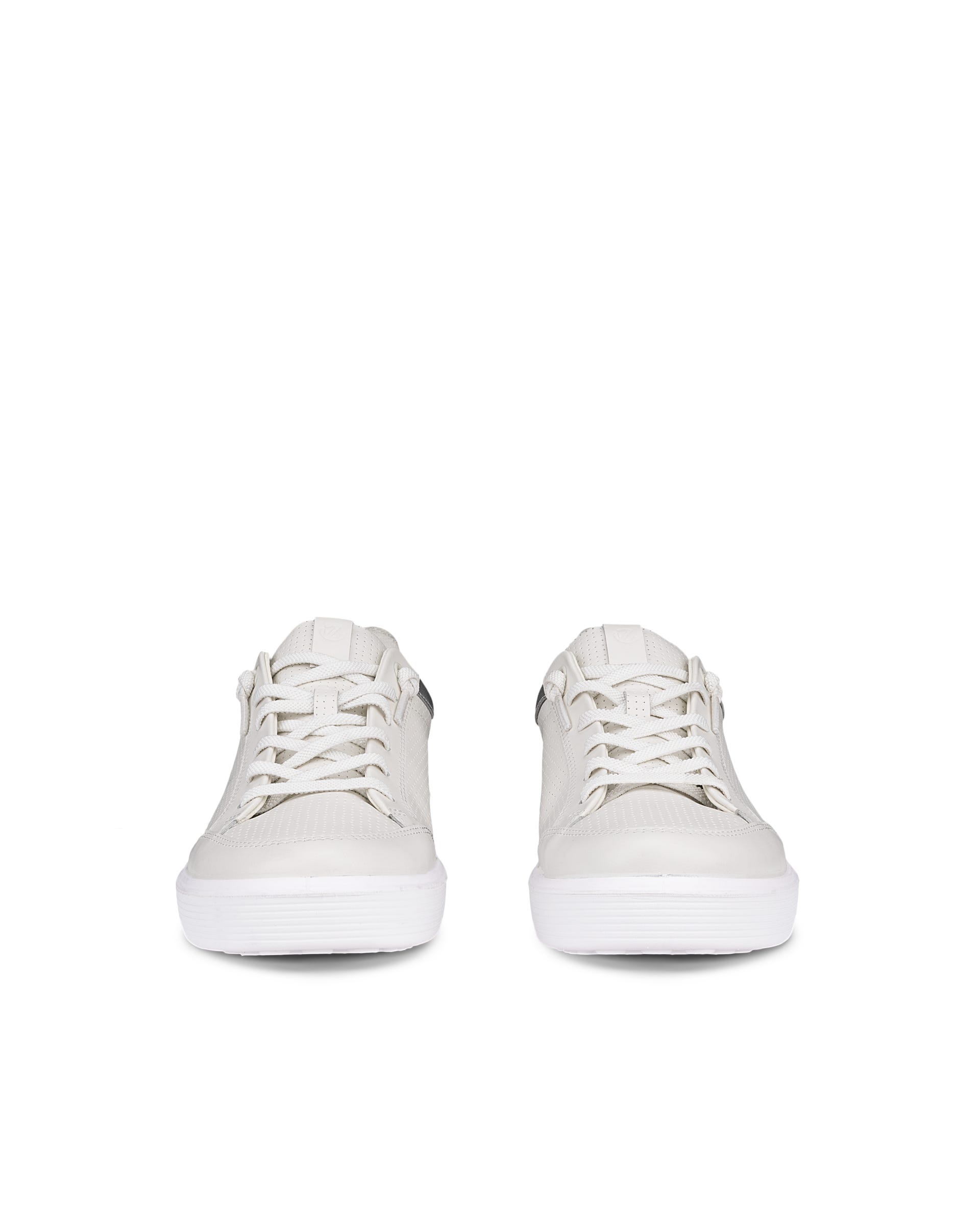 Women's ECCO® Soft 60 Leather Sneaker - White - Front pair