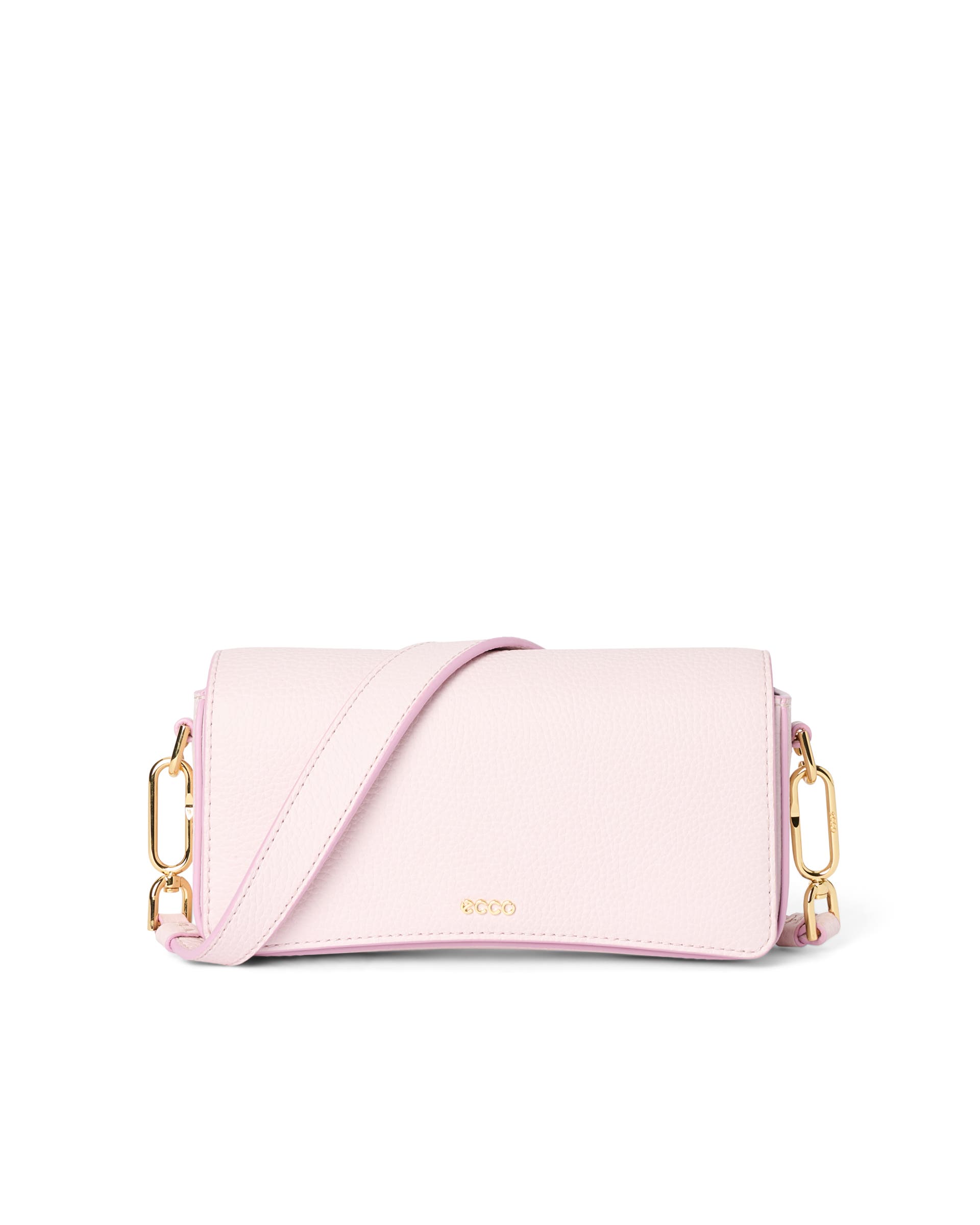 ECCO Pinch Small Pebbled レザーショルダーバッグ - ピンク - Main