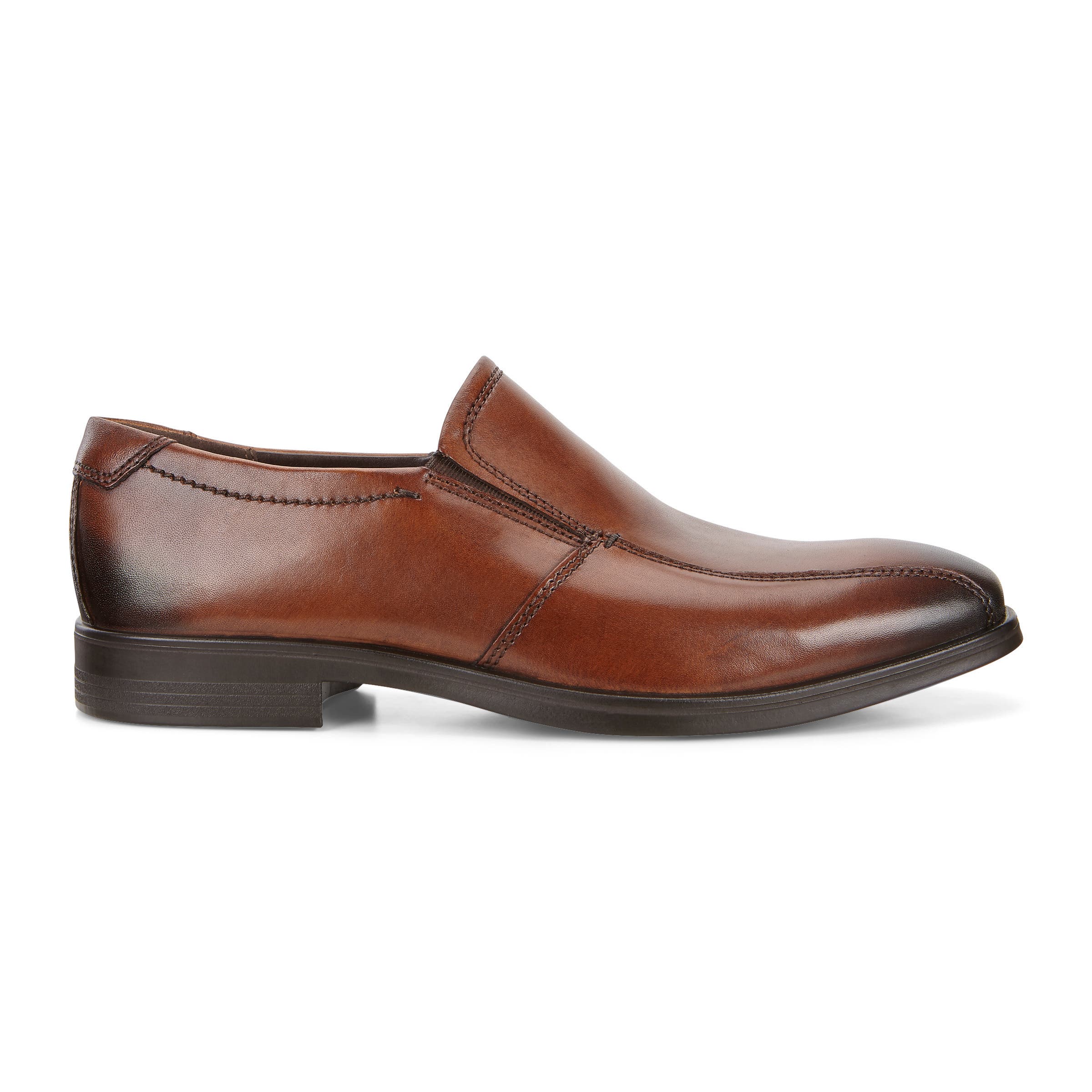 ECCO Men's Melbourne Slip-On Dress Shoes - Brown - Outside