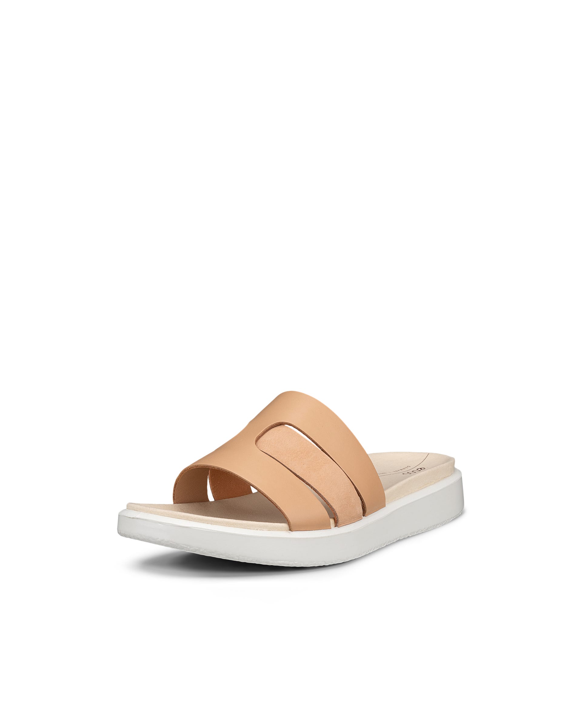 Sandale ECCO® Flowt en cuir pour femmes - Brun - Main