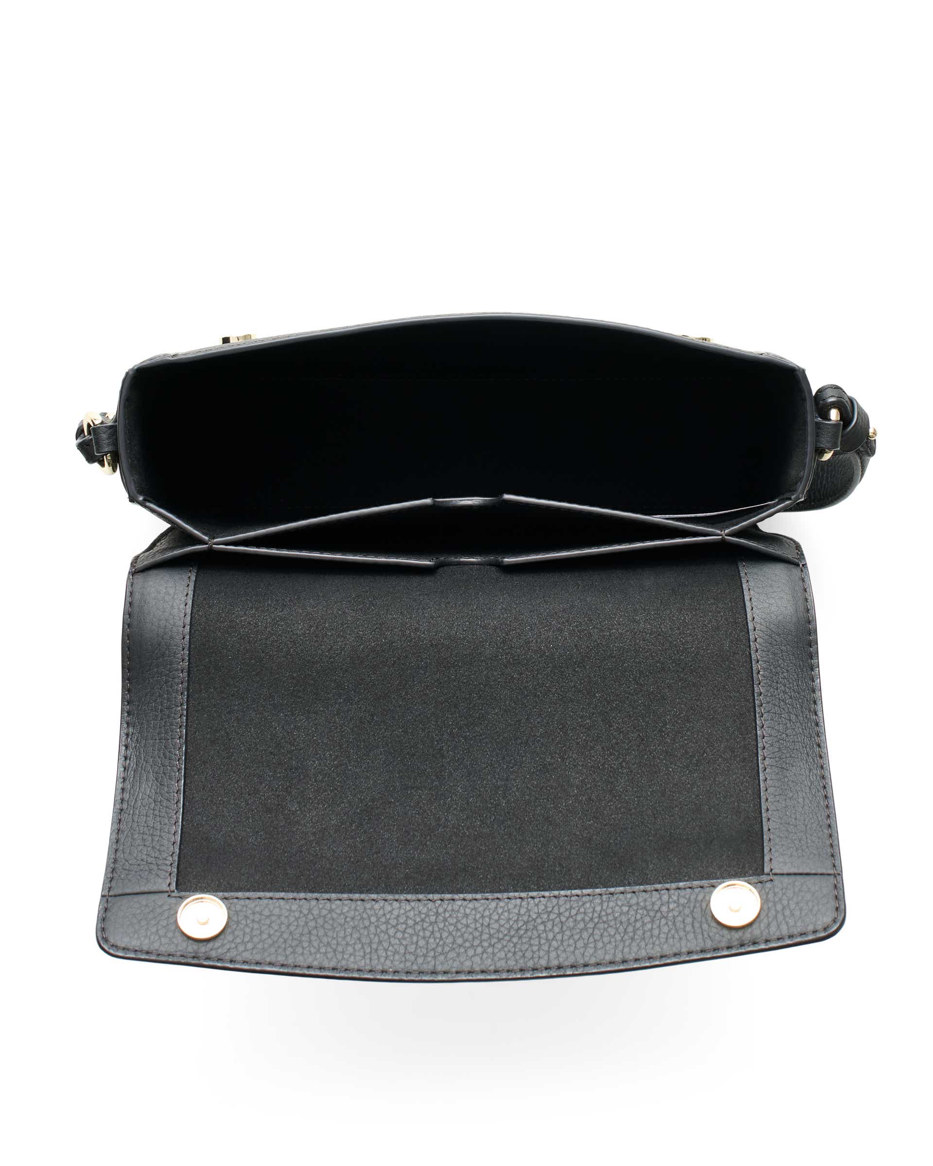 ECCO Pinch Bag レザークロスボディバッグ - ブラック - Birdeye