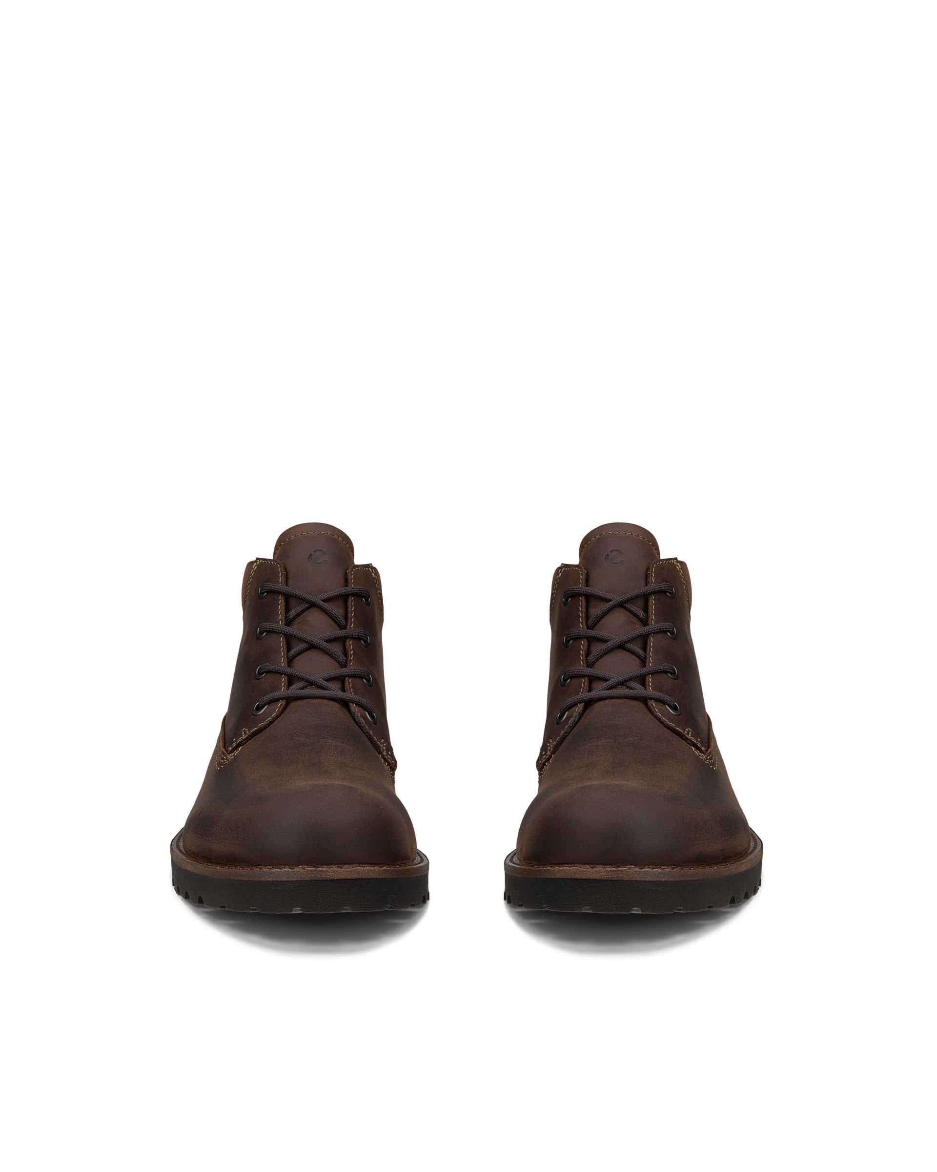 Pánská nubuková Chukka kotníčková obuv ECCO® CHARLESTOWN - Hnědá - Front pair