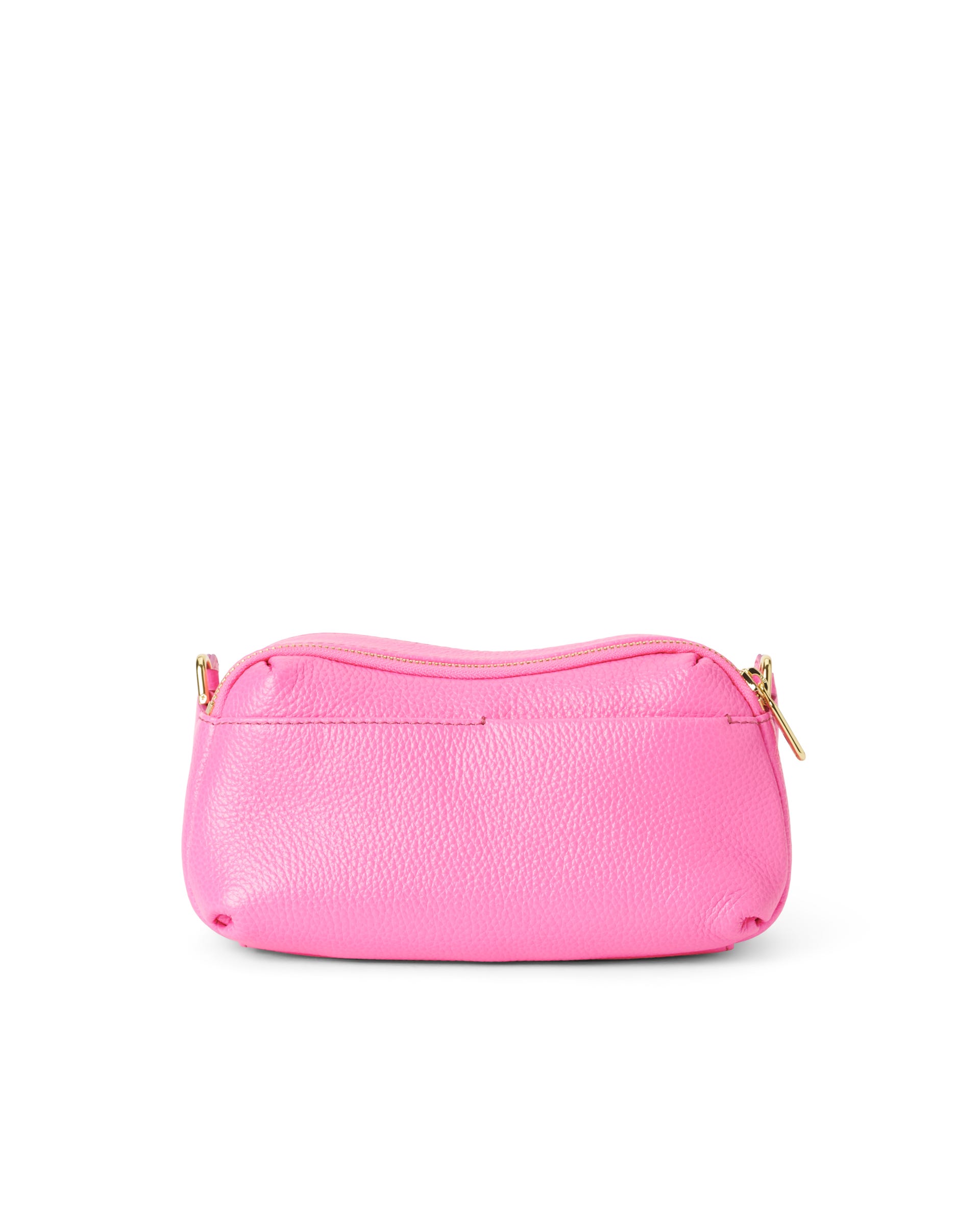 ECCO® Leather Curve Camera Bag - Pink - Back